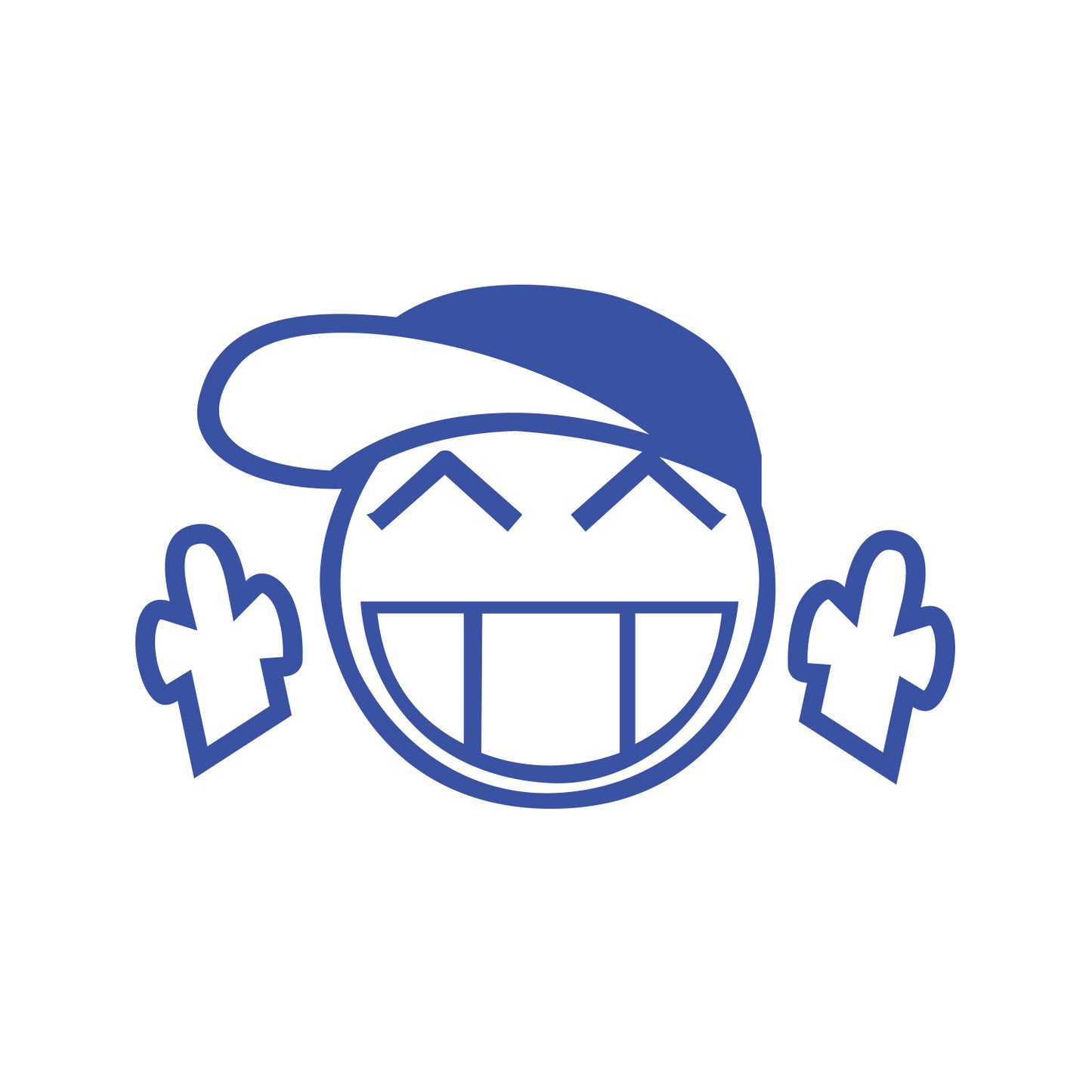 Emoticon Big Grin F*ck Sticker