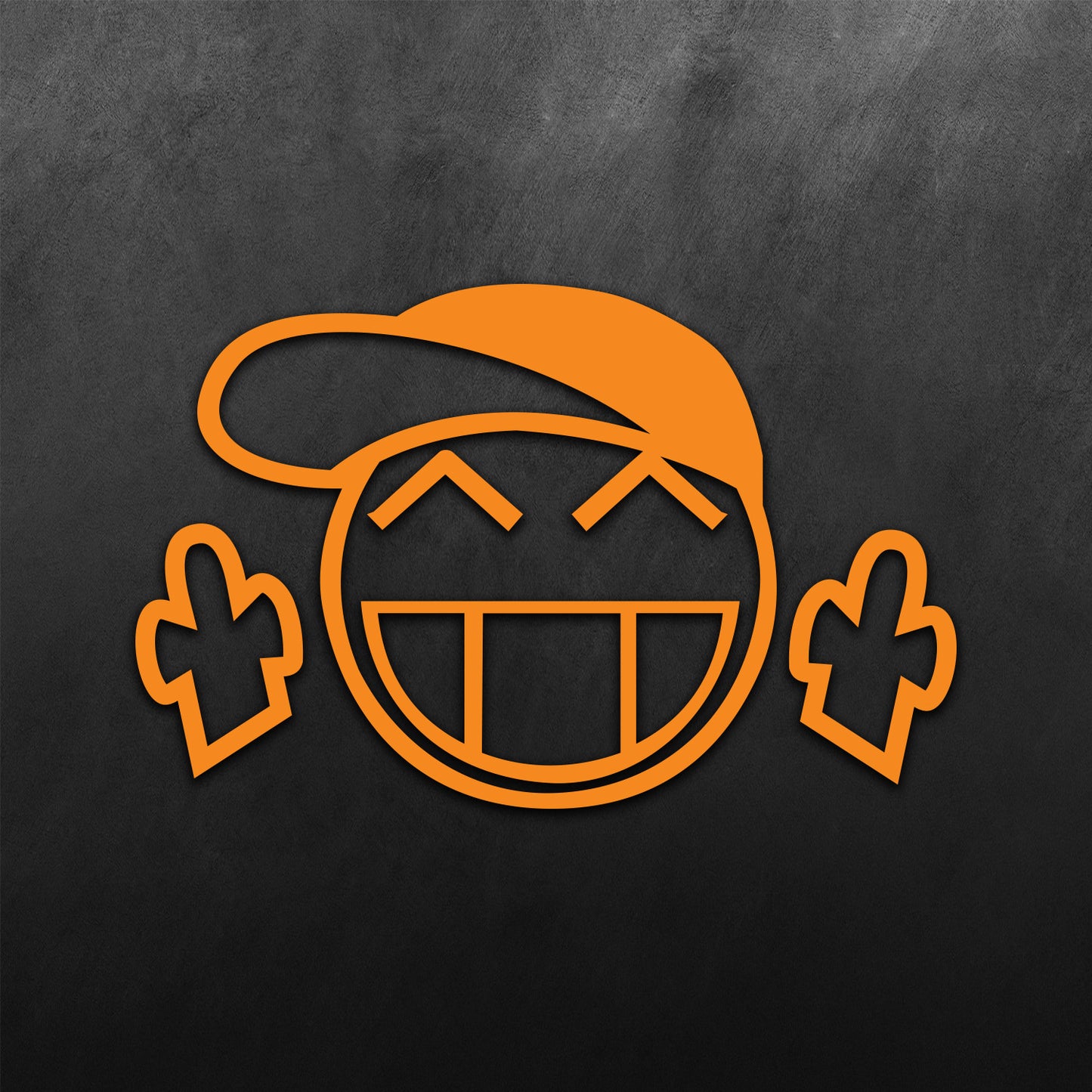 Emoticon Big Grin F*ck Sticker