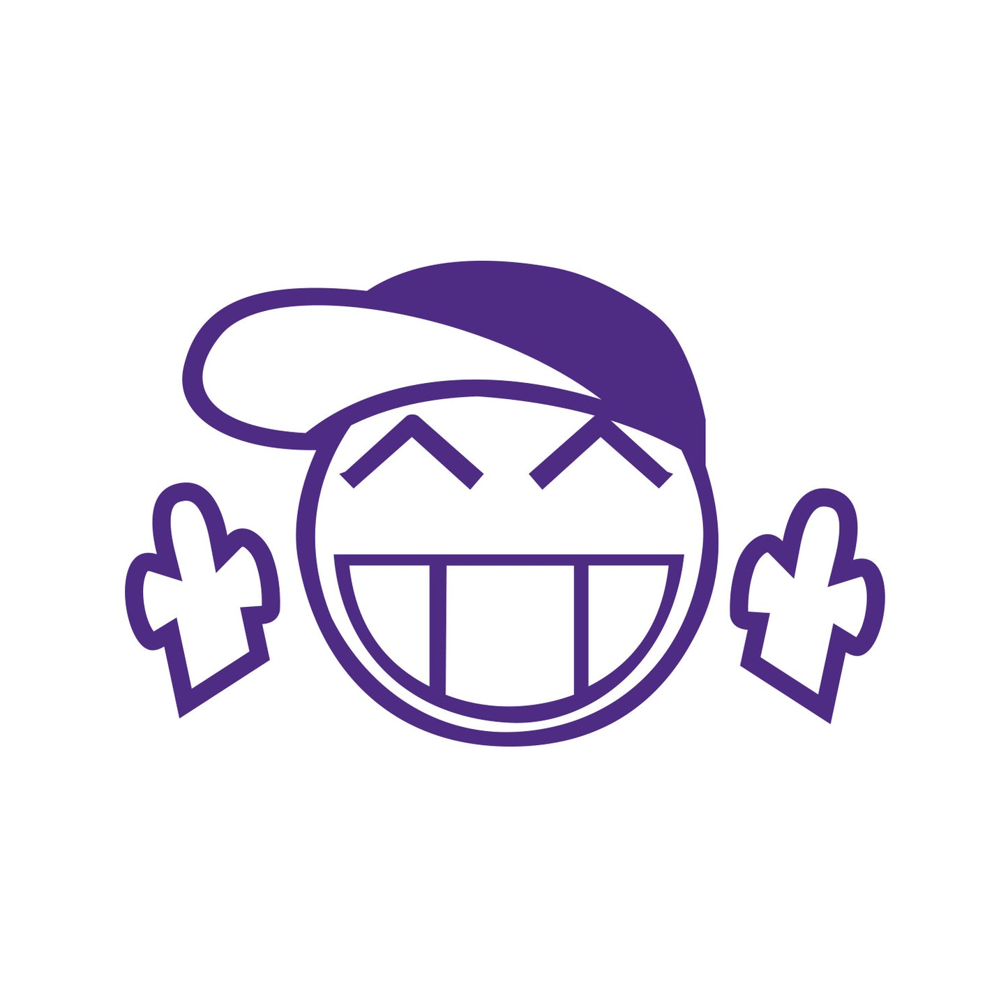 Emoticon Big Grin F*ck Sticker