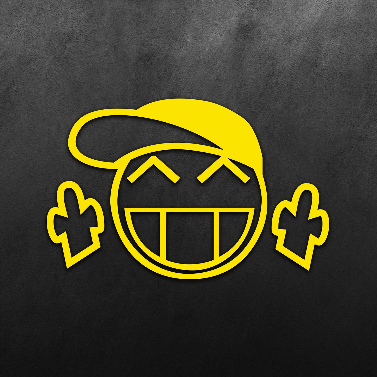 Emoticon Big Grin F*ck Sticker
