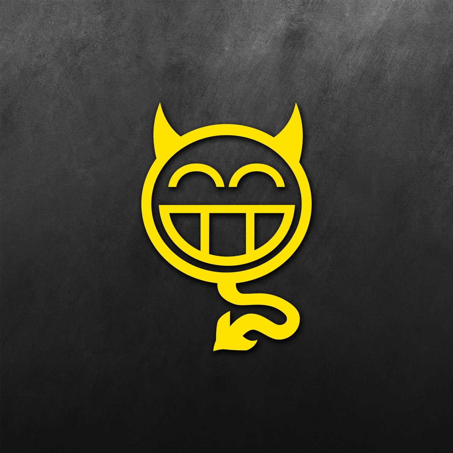 Emoticon Big Grin Devil Sticker