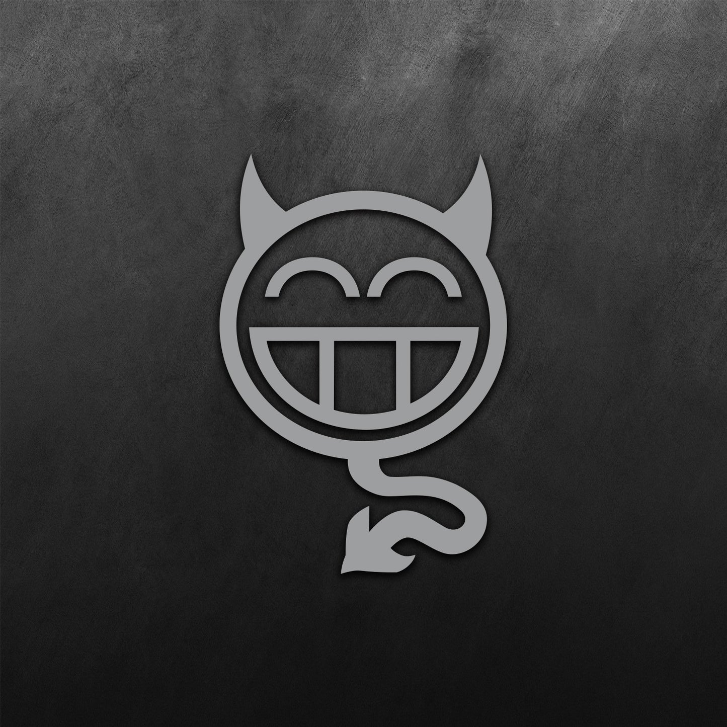 Emoticon Big Grin Devil Sticker