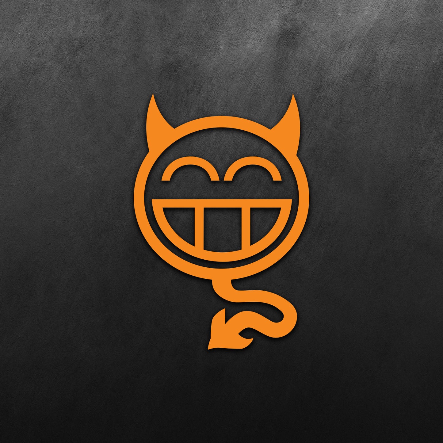 Emoticon Big Grin Devil Sticker