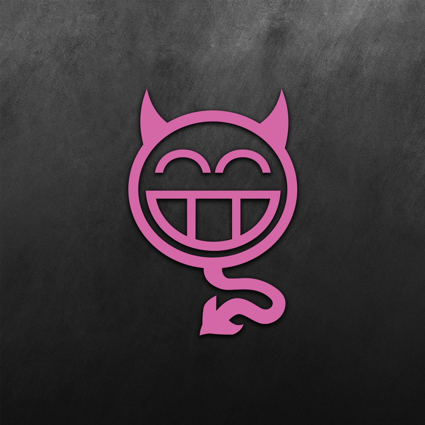 Emoticon Big Grin Devil Sticker