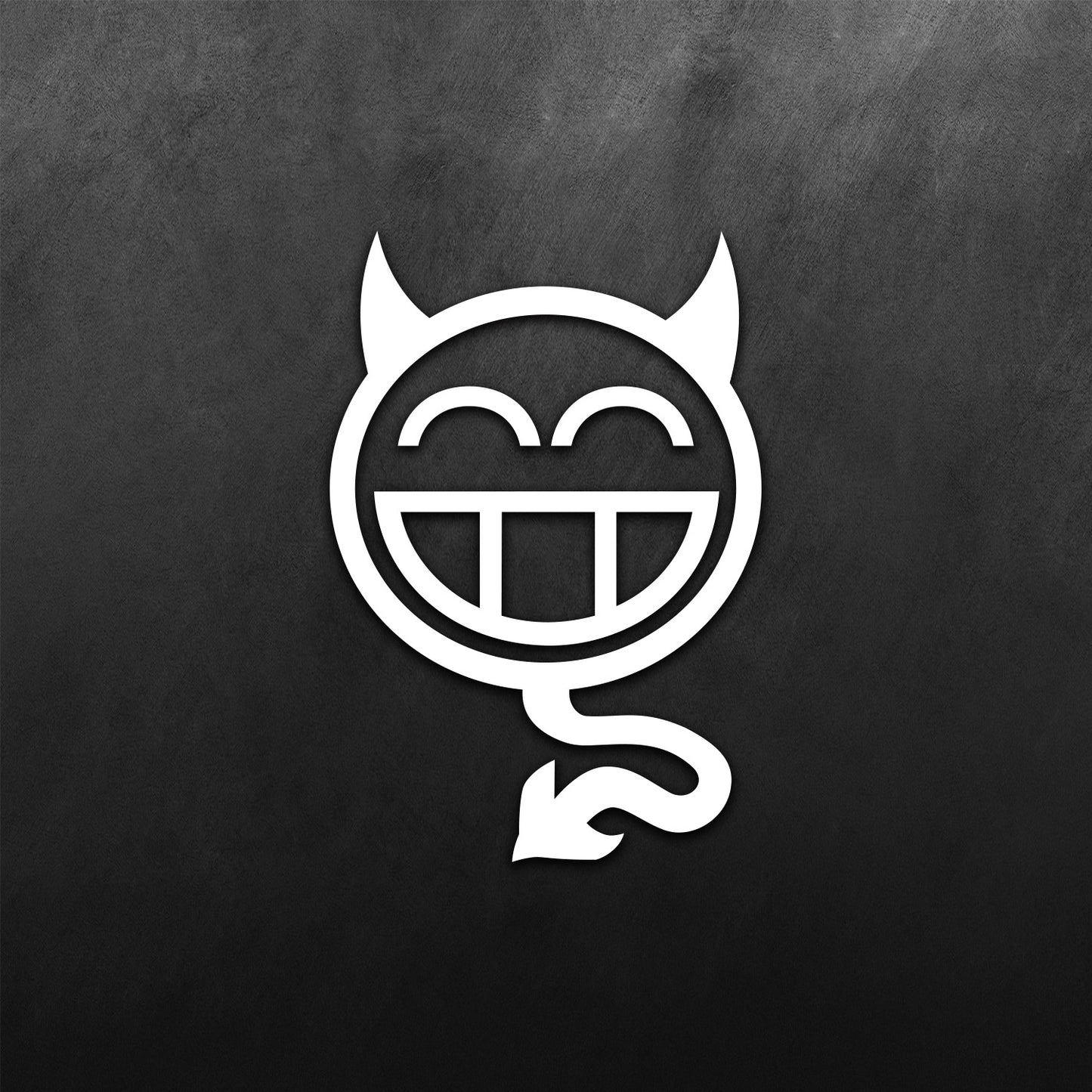 Emoticon Big Grin Devil Sticker