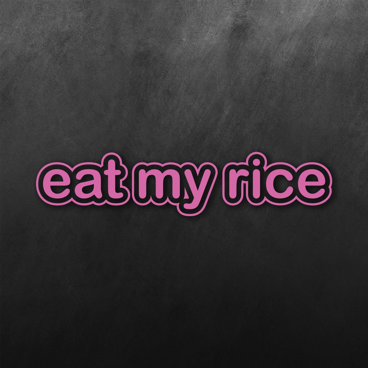 JDM Eat My Rice Sticker