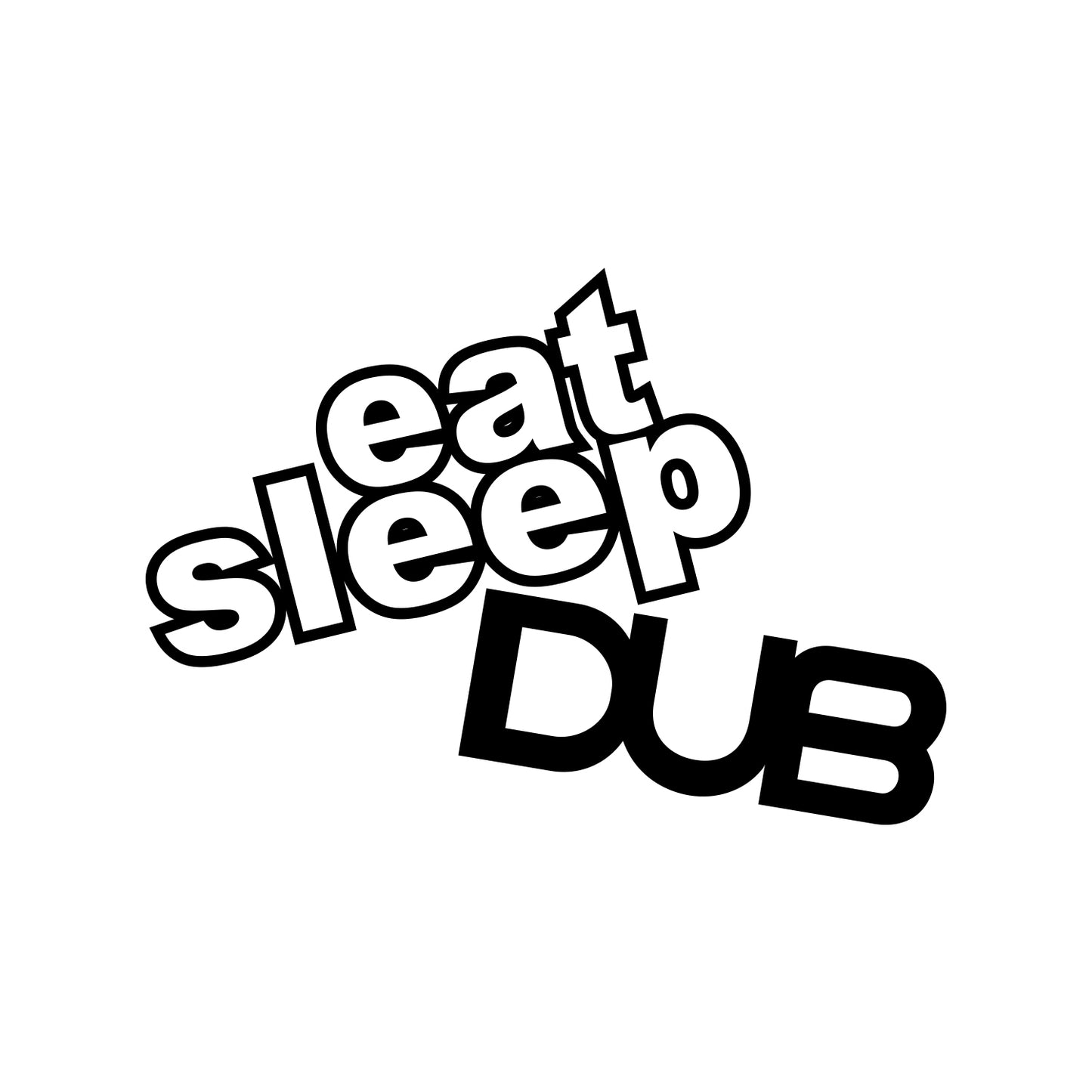 Eat Sleep Dub Sticker