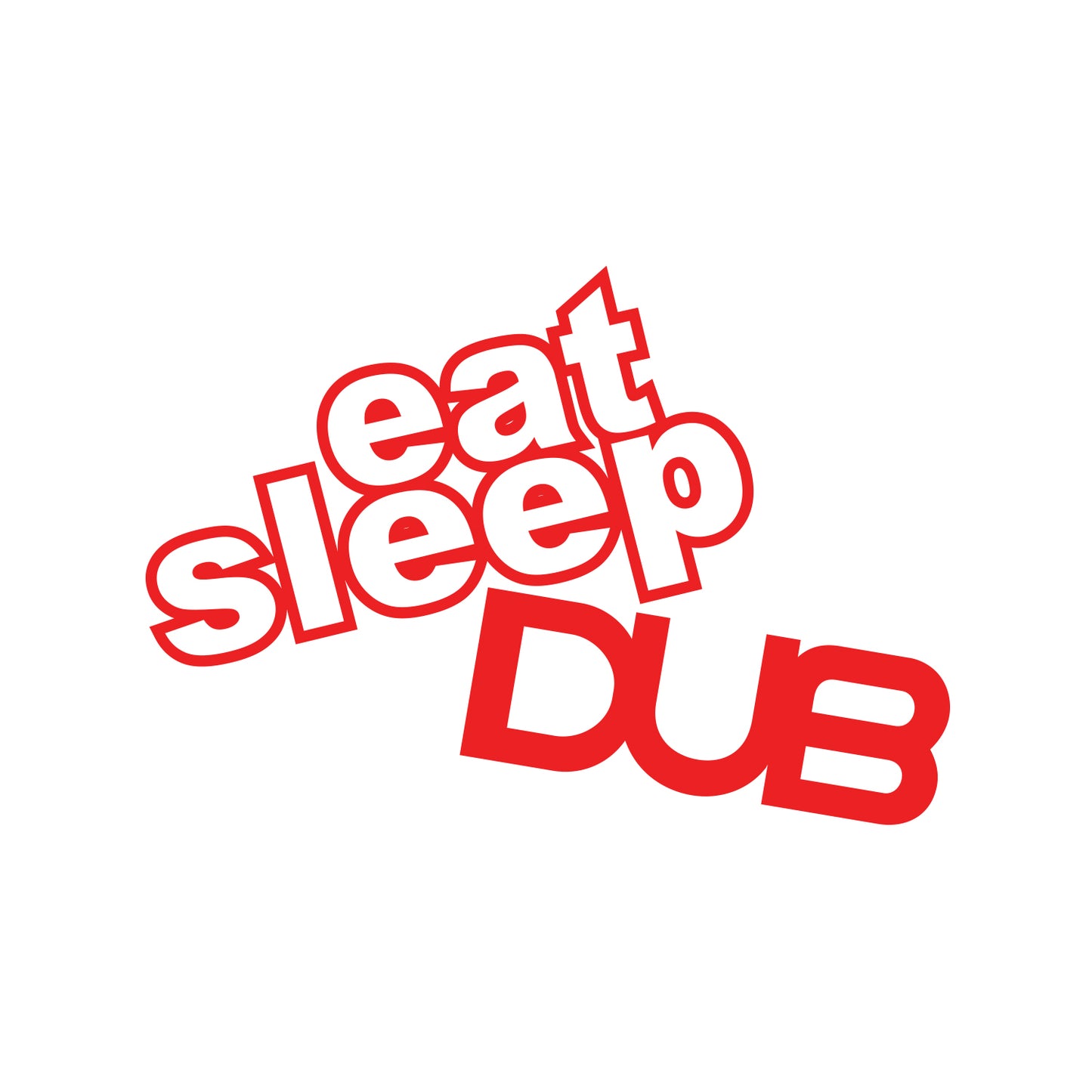 Eat Sleep Dub Sticker