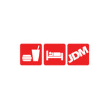 Eat Sleep JDM Block Sticker