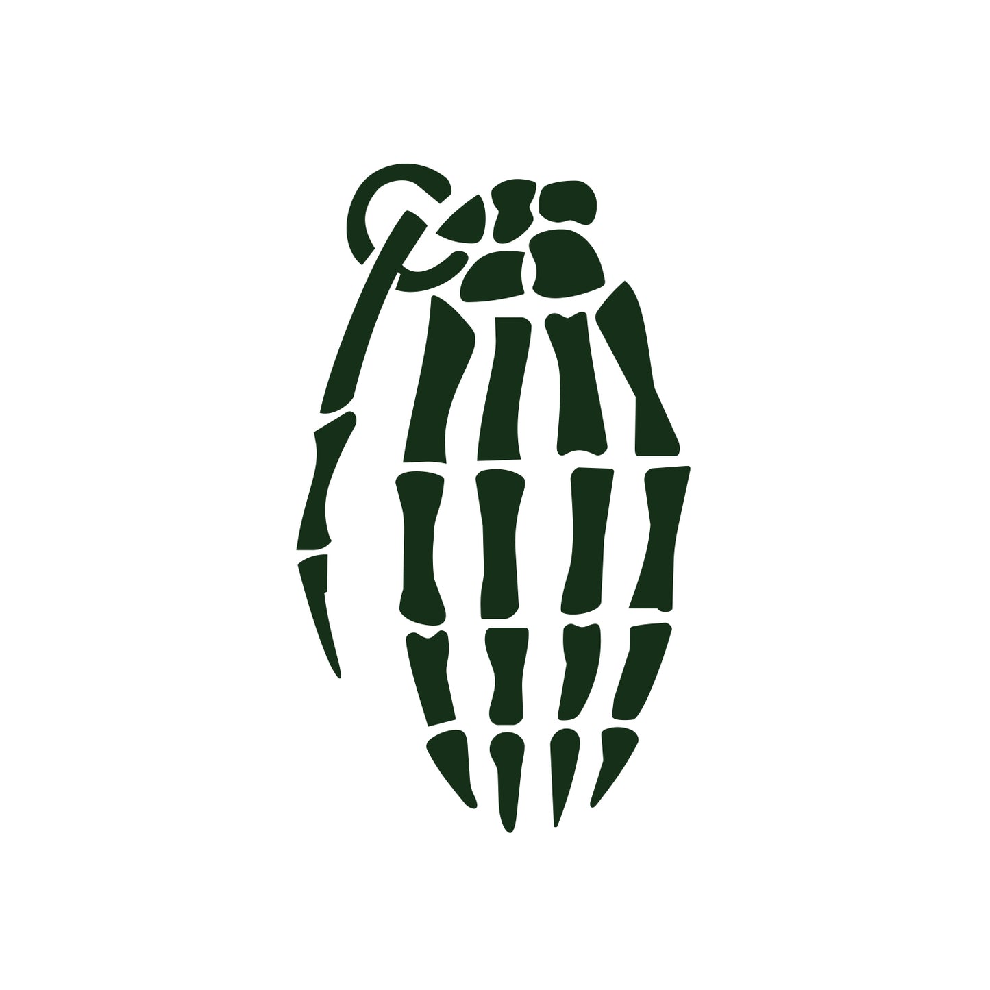 Grenade (Hand Skeleton) Sticker