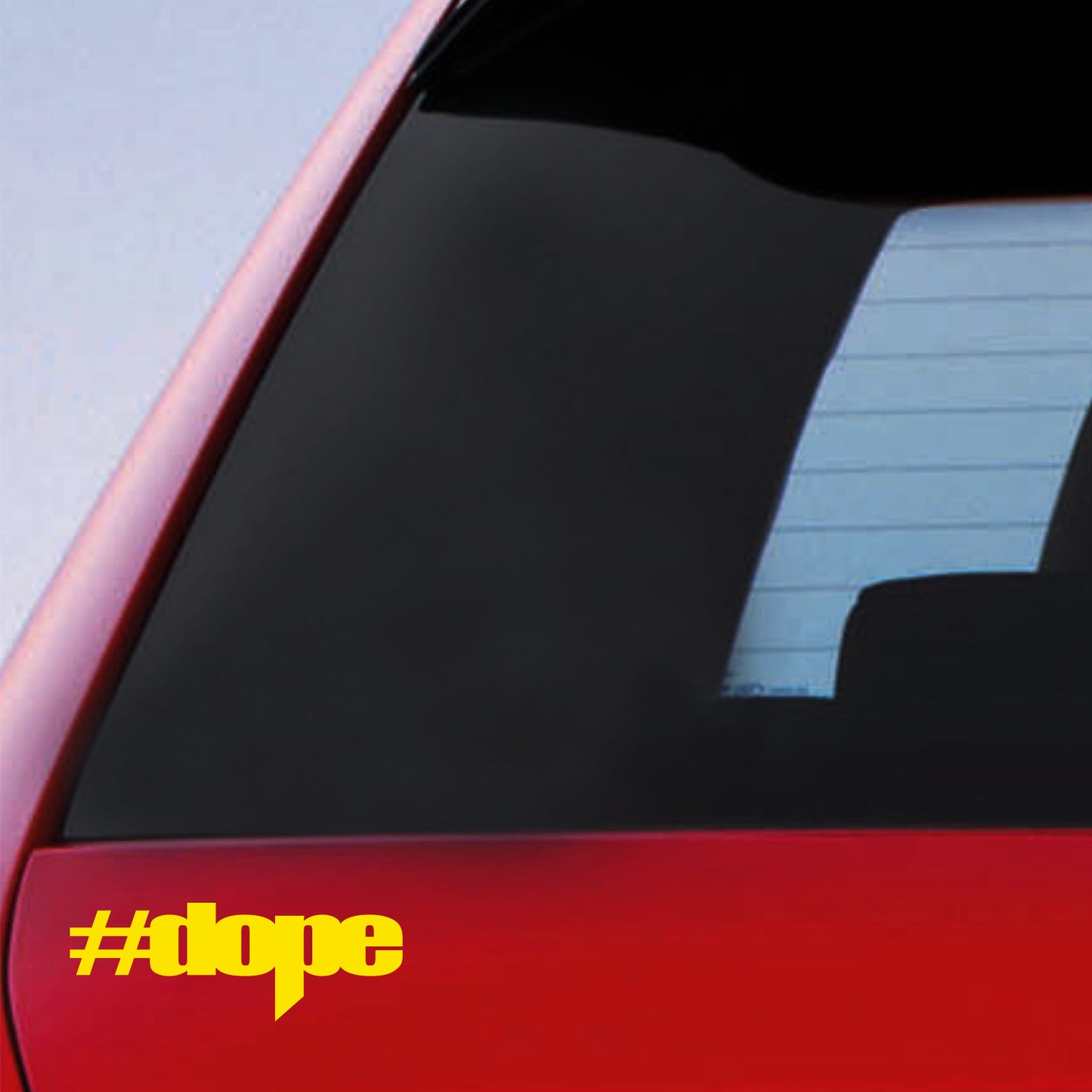 Hashtag Dope Sticker
