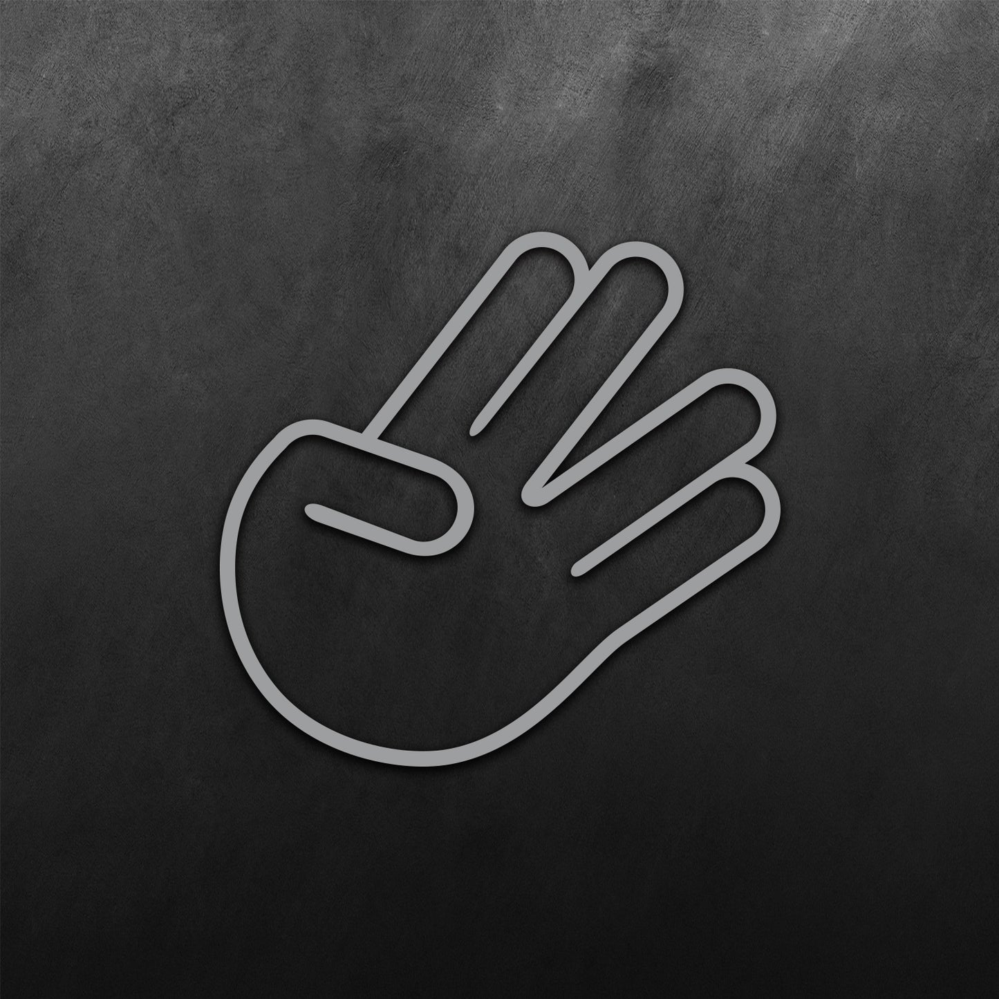 JDM Hand Spocker Sticker