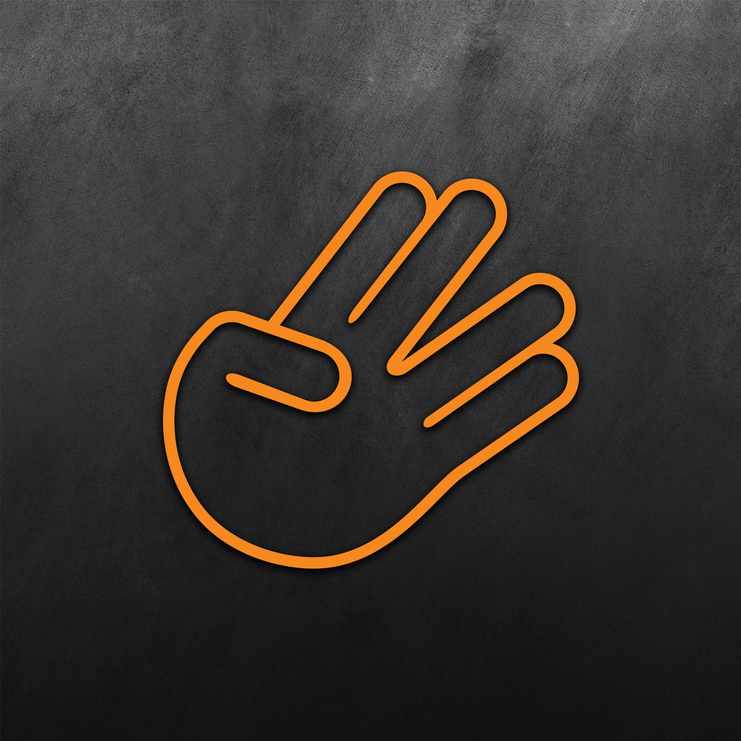 JDM Hand Spocker Sticker