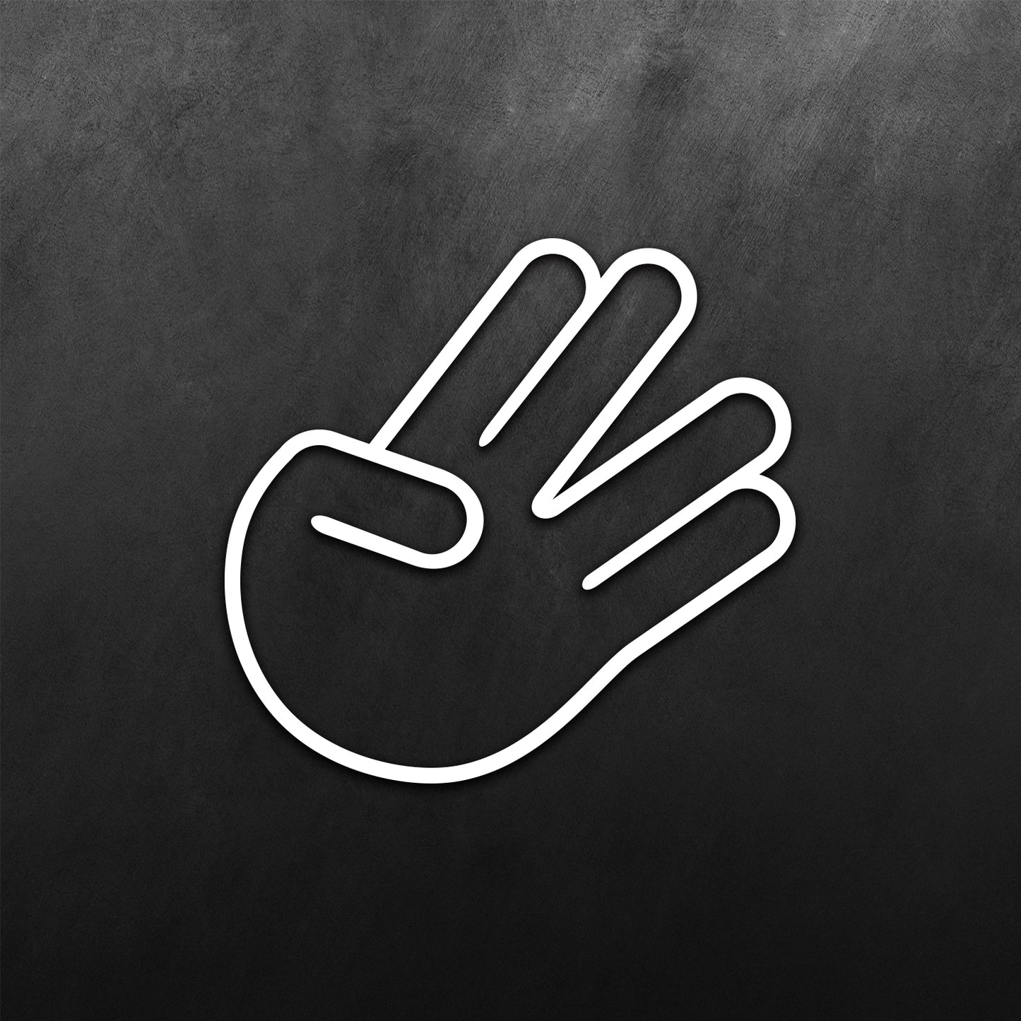 JDM Hand Spocker Sticker