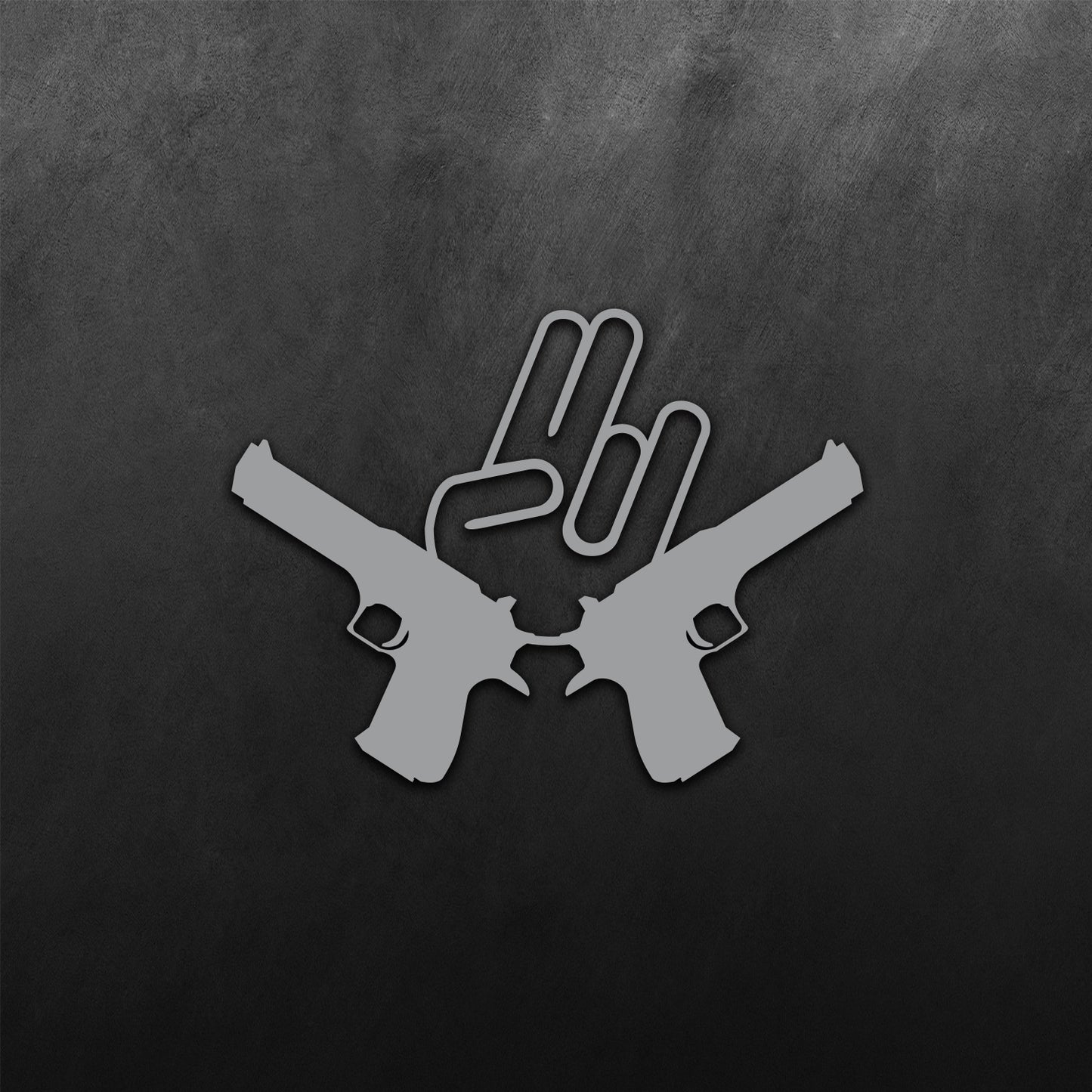 JDM Hand Gun Sticker