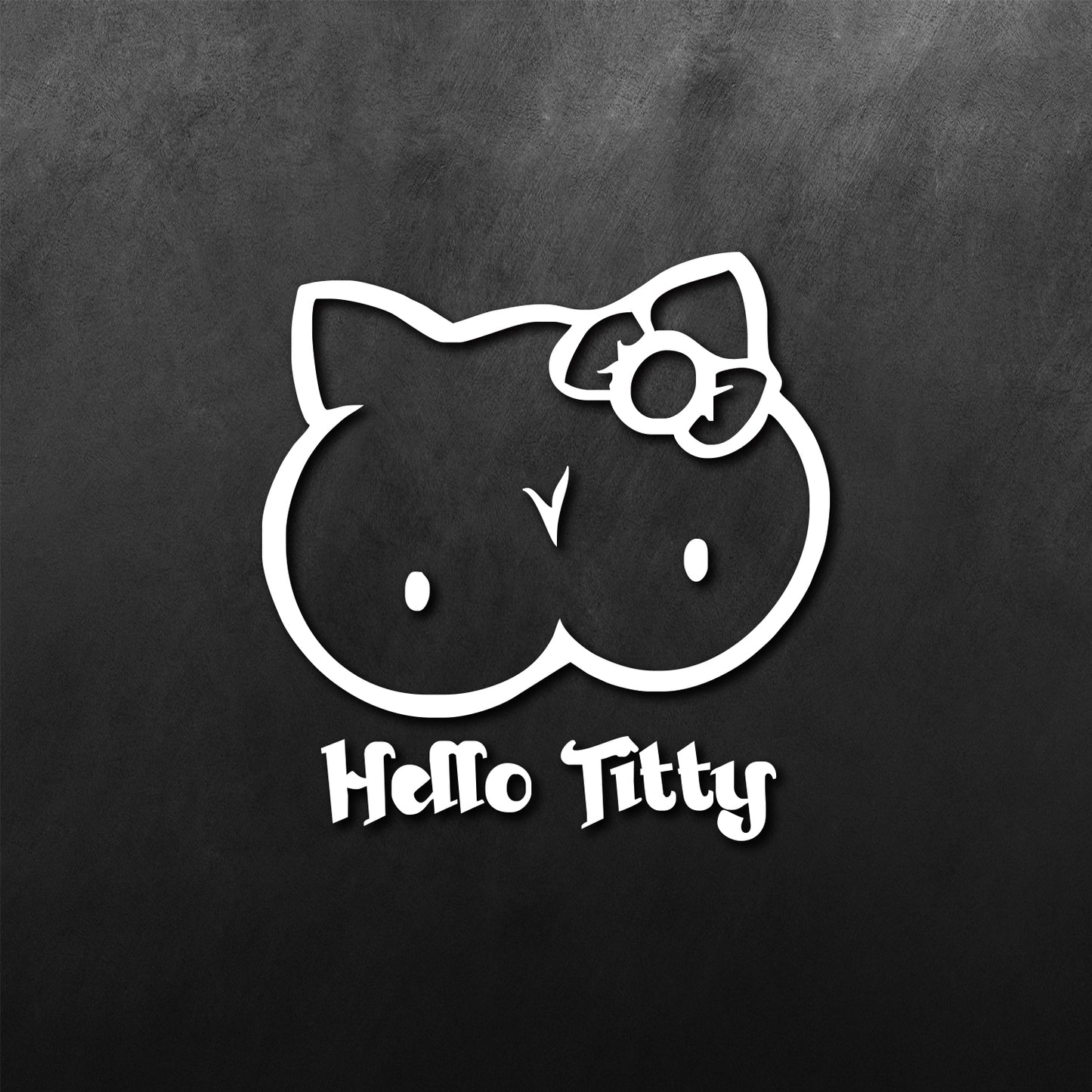 Hello Titty Beckasin Sticker