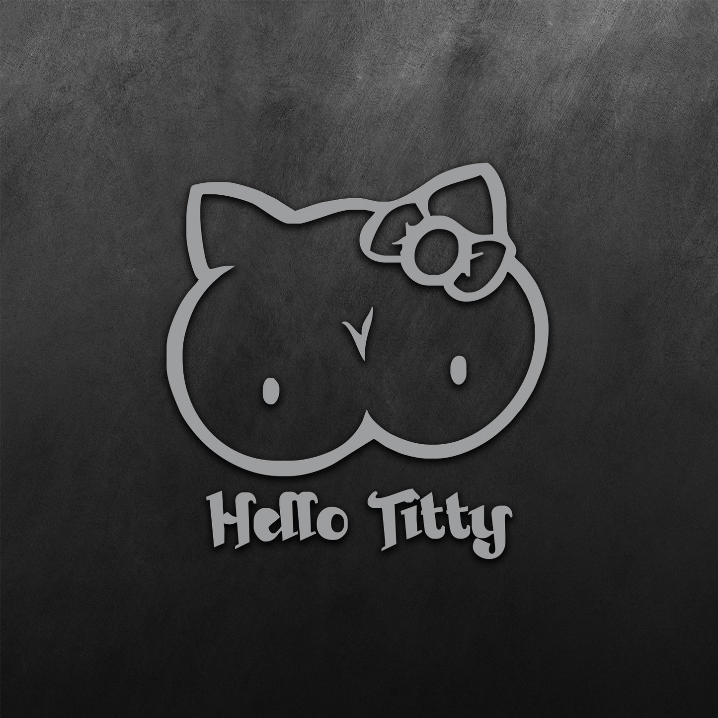 Hello Titty Beckasin Sticker