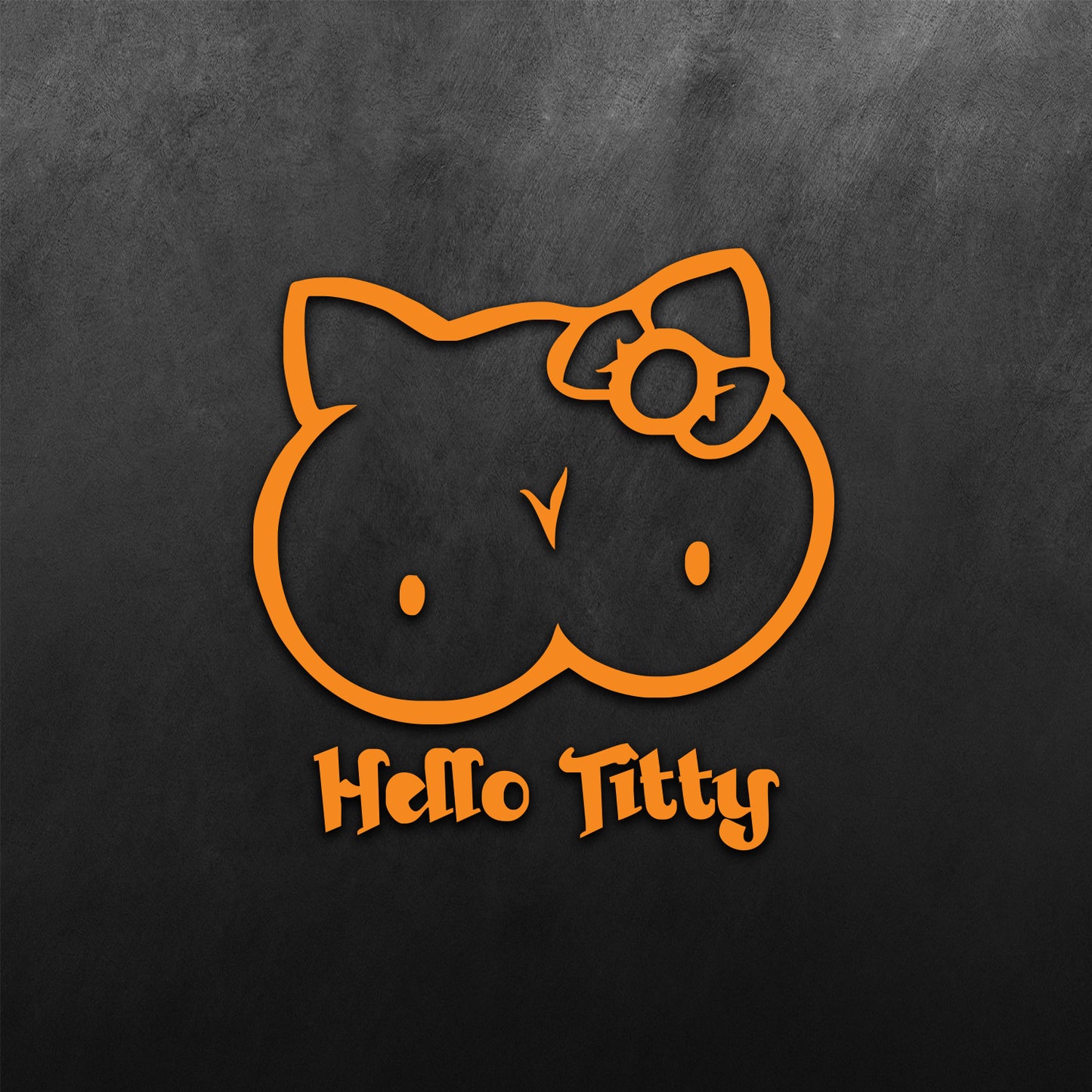 Hello Titty Beckasin Sticker