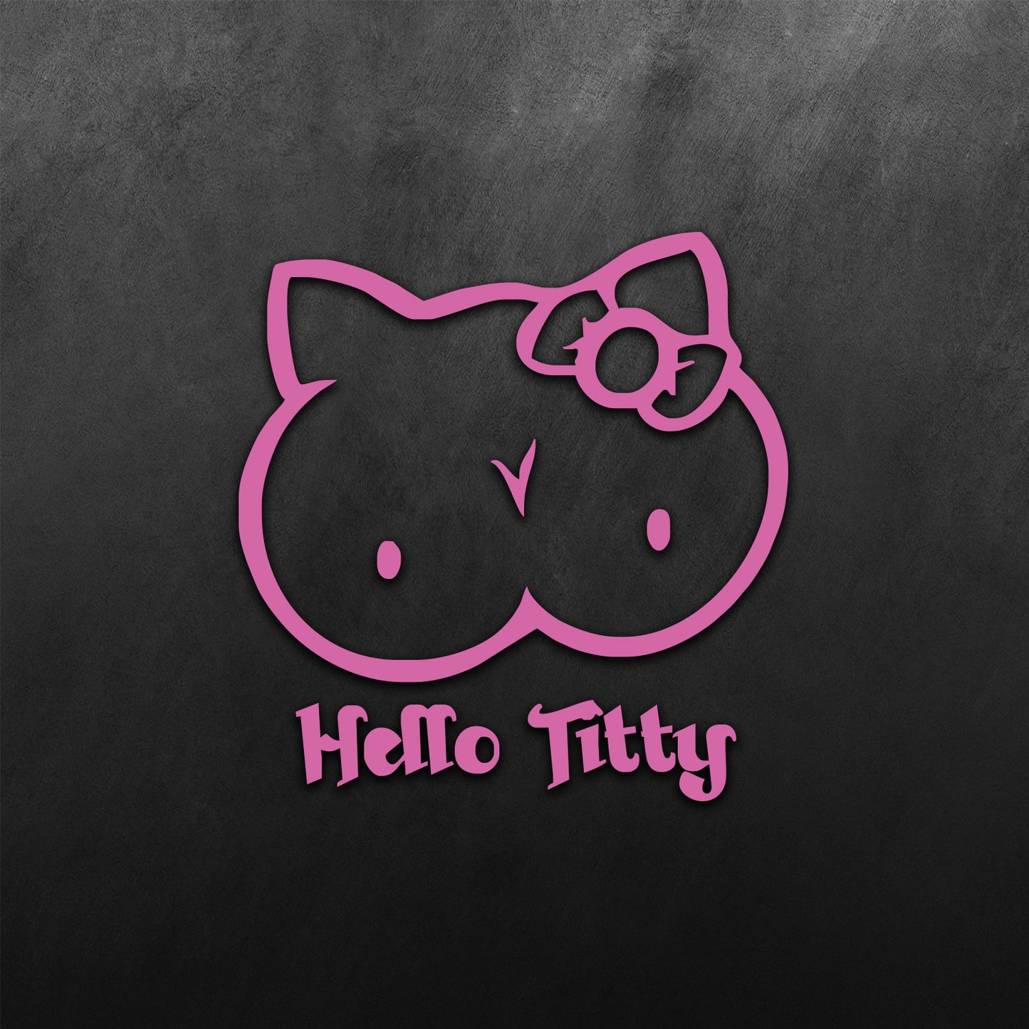 Hello Titty Beckasin Sticker