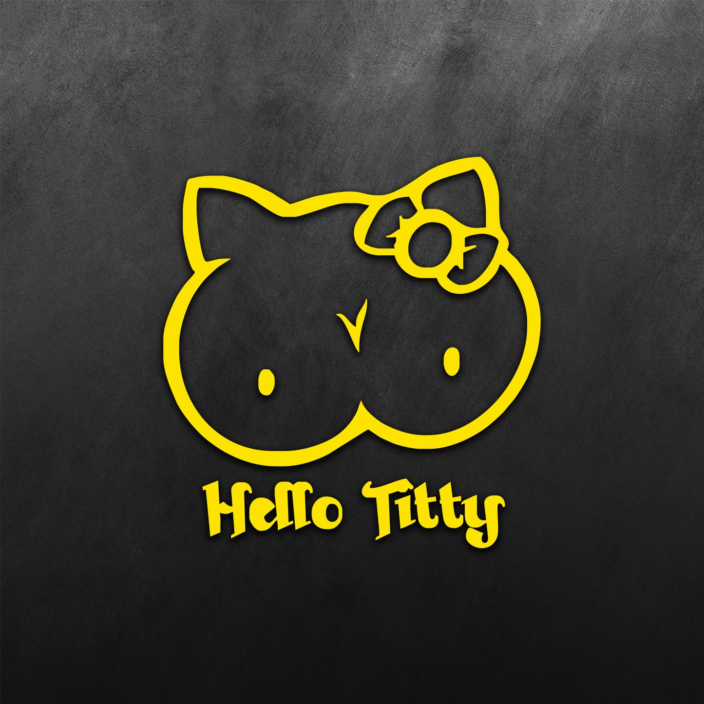 Hello Titty Beckasin Sticker