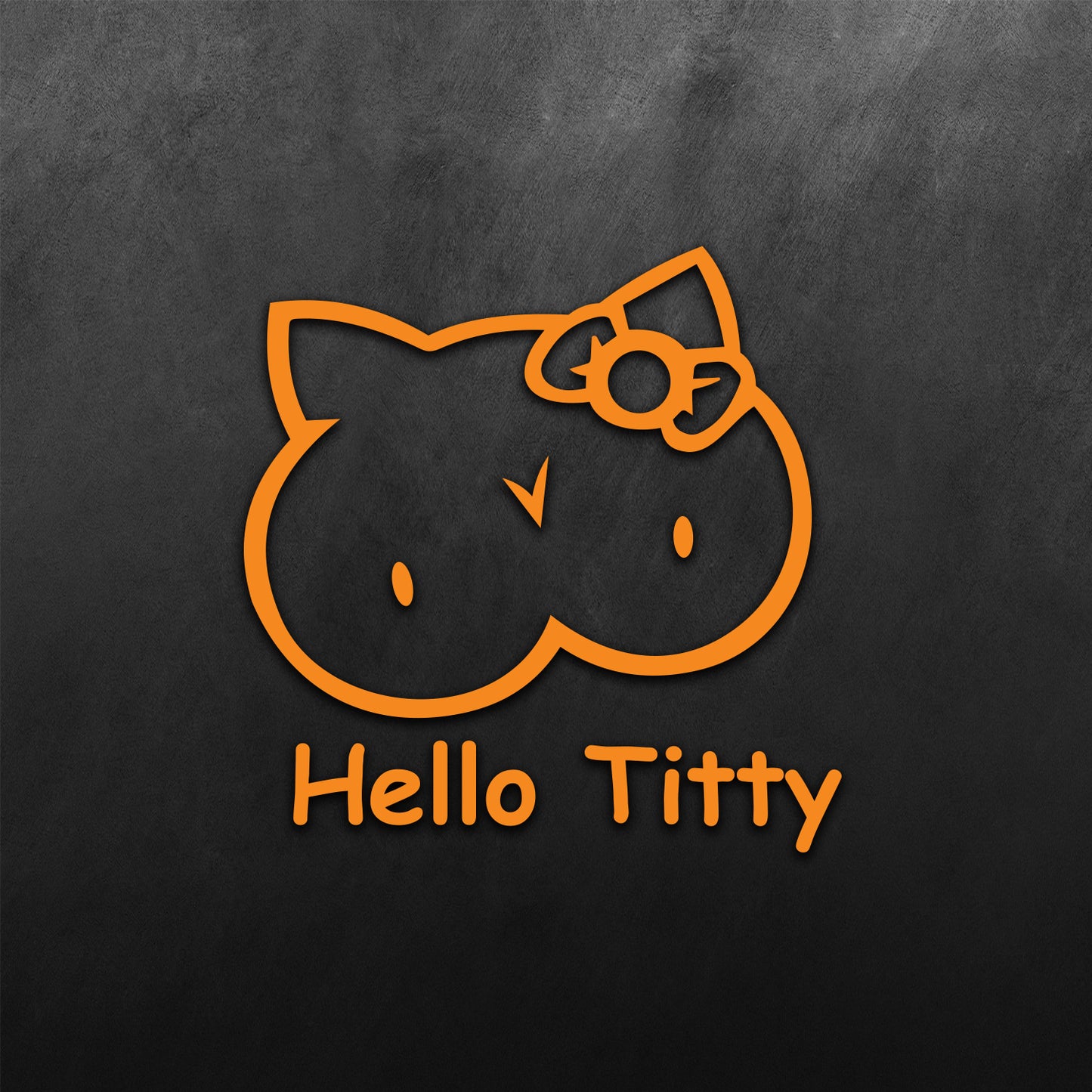 Hello Titty Comic Sans Sticker
