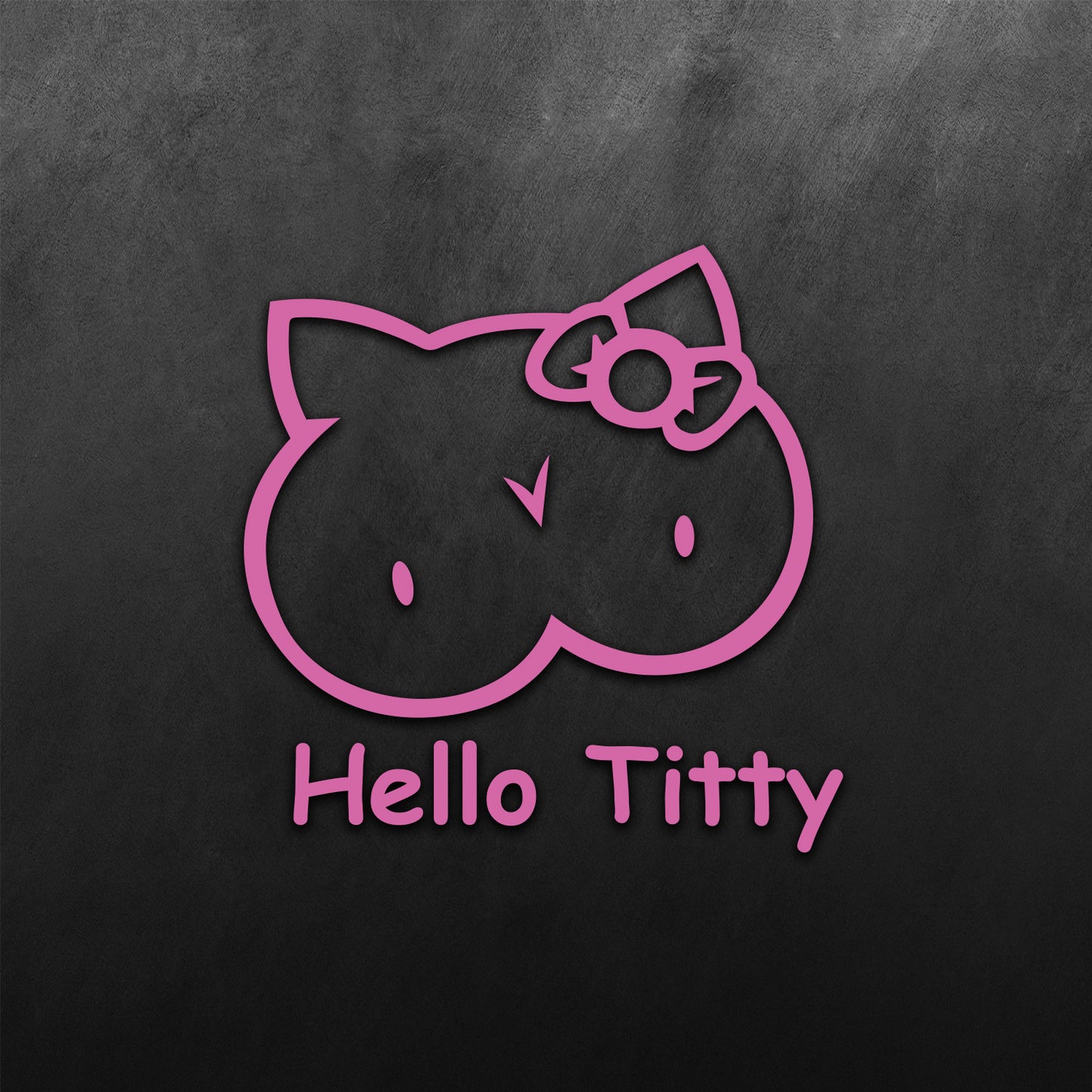 Hello Titty Comic Sans Sticker