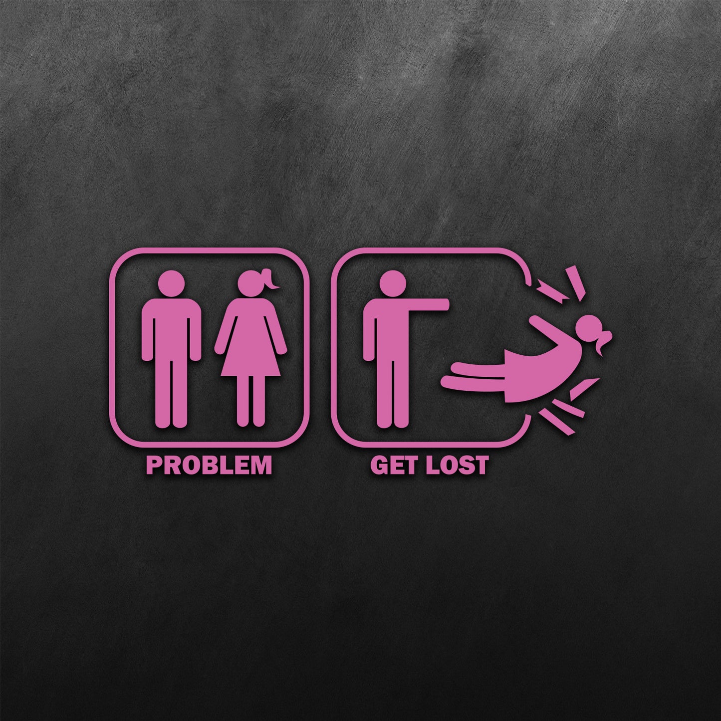 Problem Get Lost Sticker