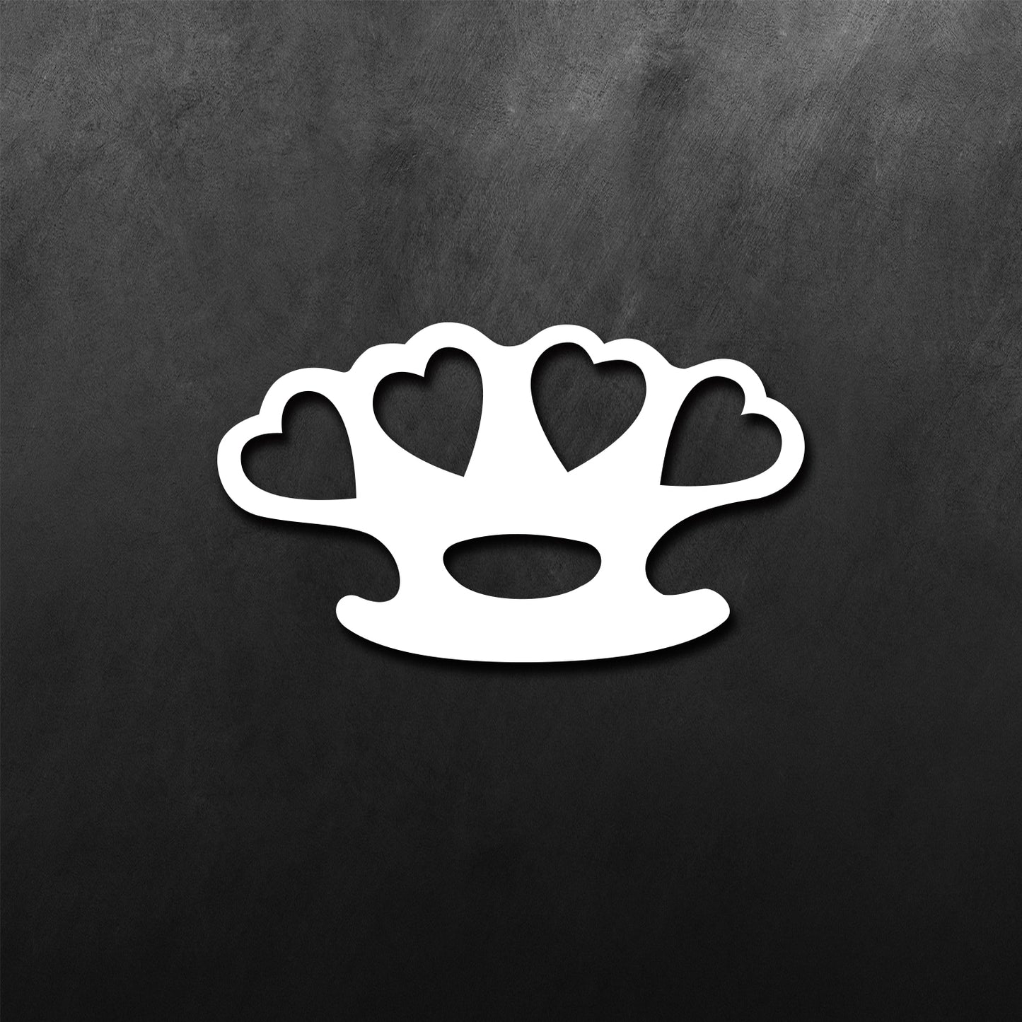 JDM Heart Knuckle Sticker