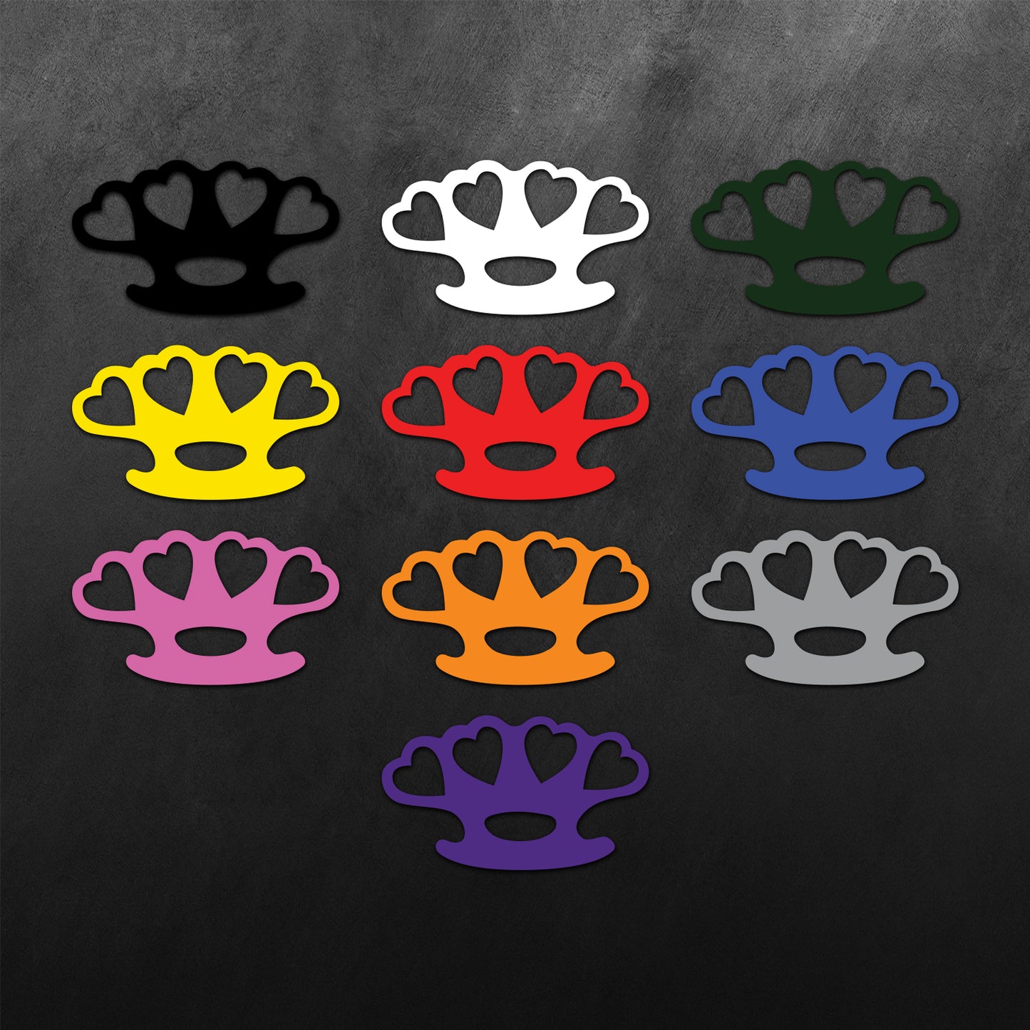 JDM Heart Knuckle Sticker