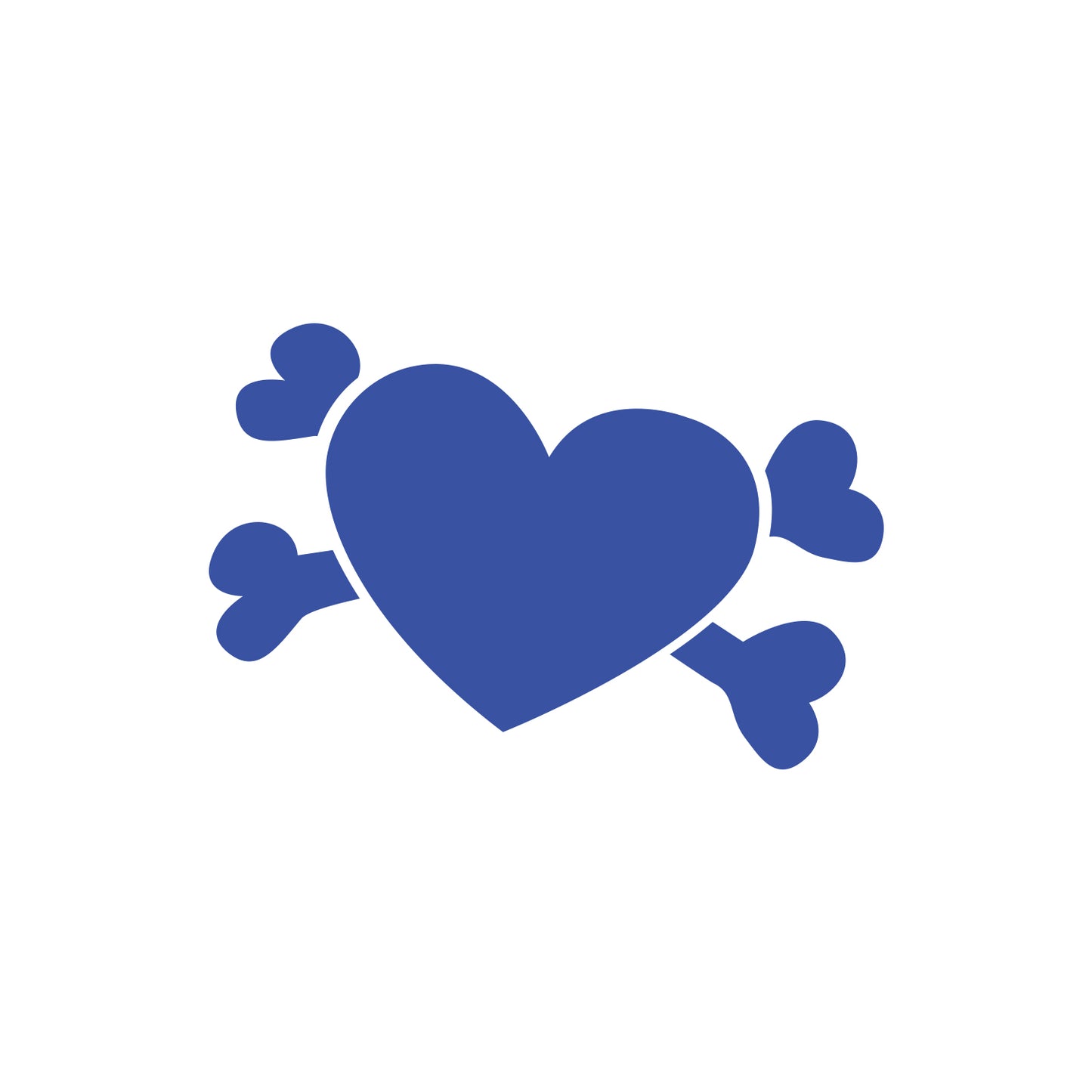 JDM Heart Skull Sticker