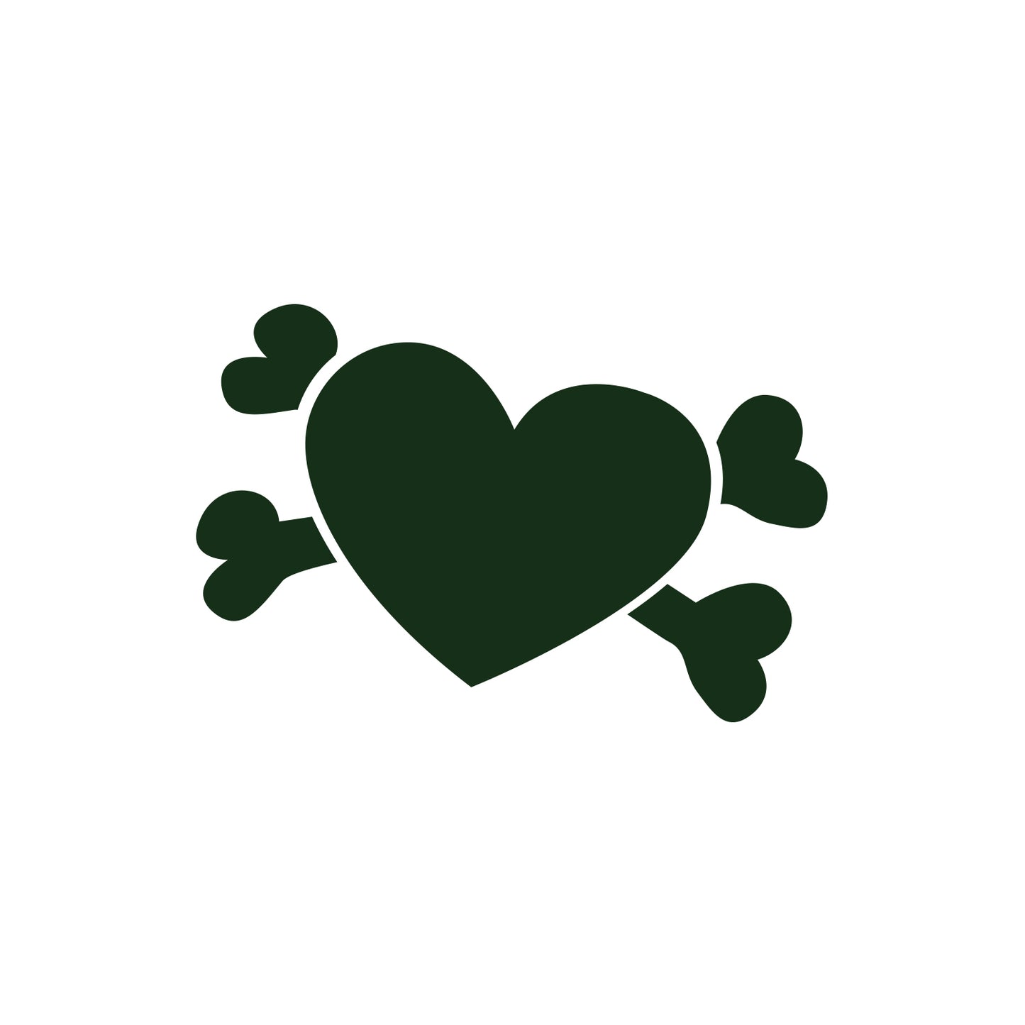 JDM Heart Skull Sticker