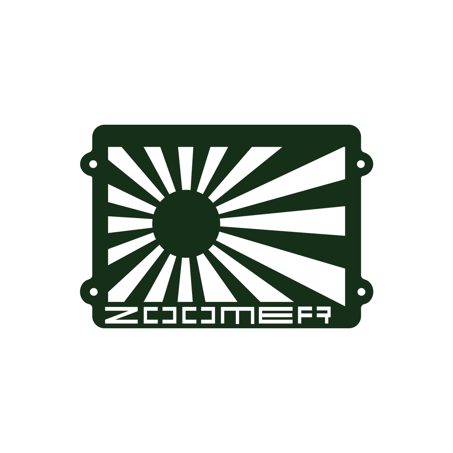 Zoomer Rising Sun Sticker