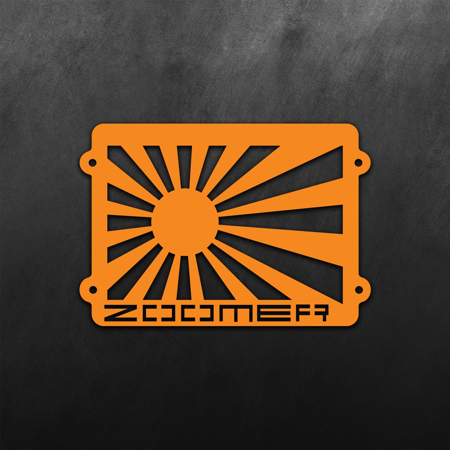 Zoomer Rising Sun Sticker