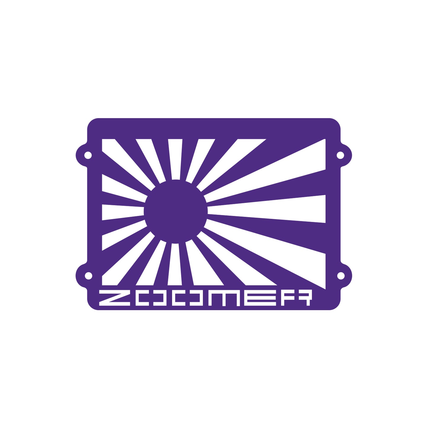 Zoomer Rising Sun Sticker