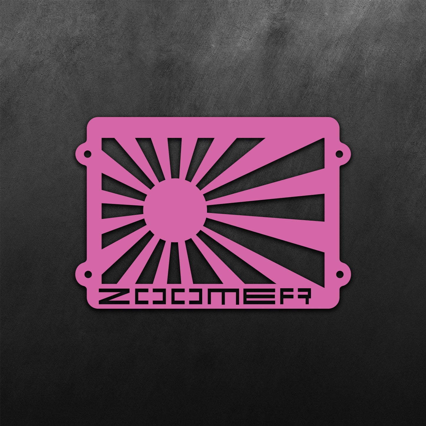 Zoomer Rising Sun Sticker