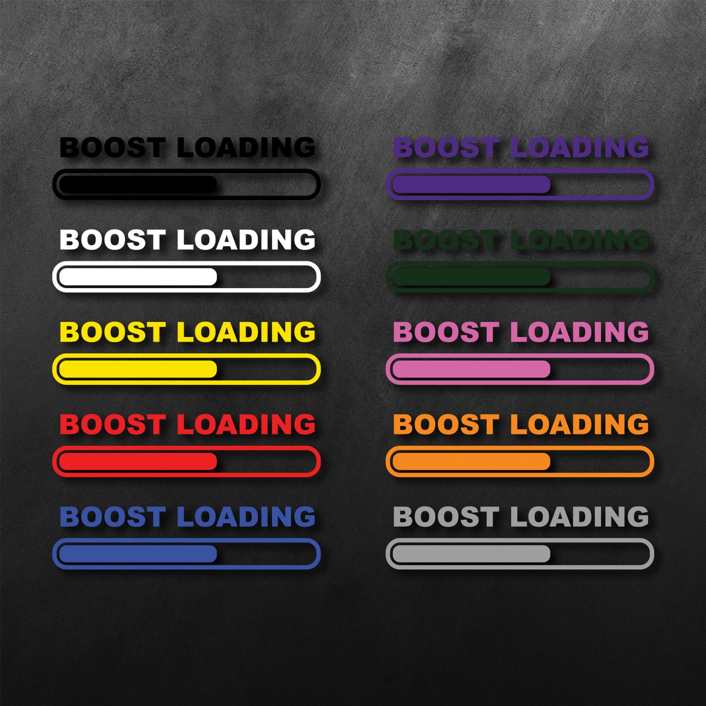 Boost Loading Sticker