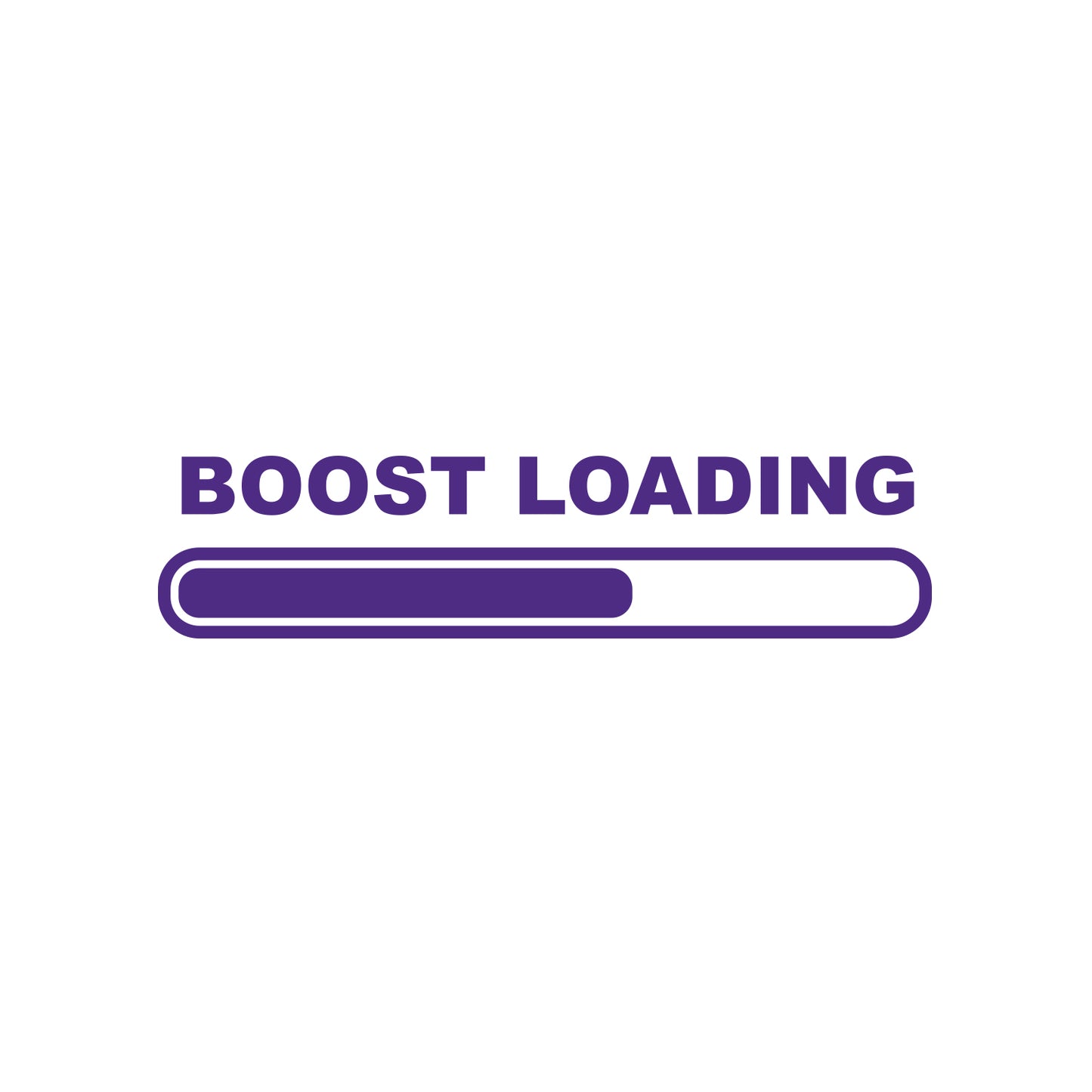 Boost Loading Sticker