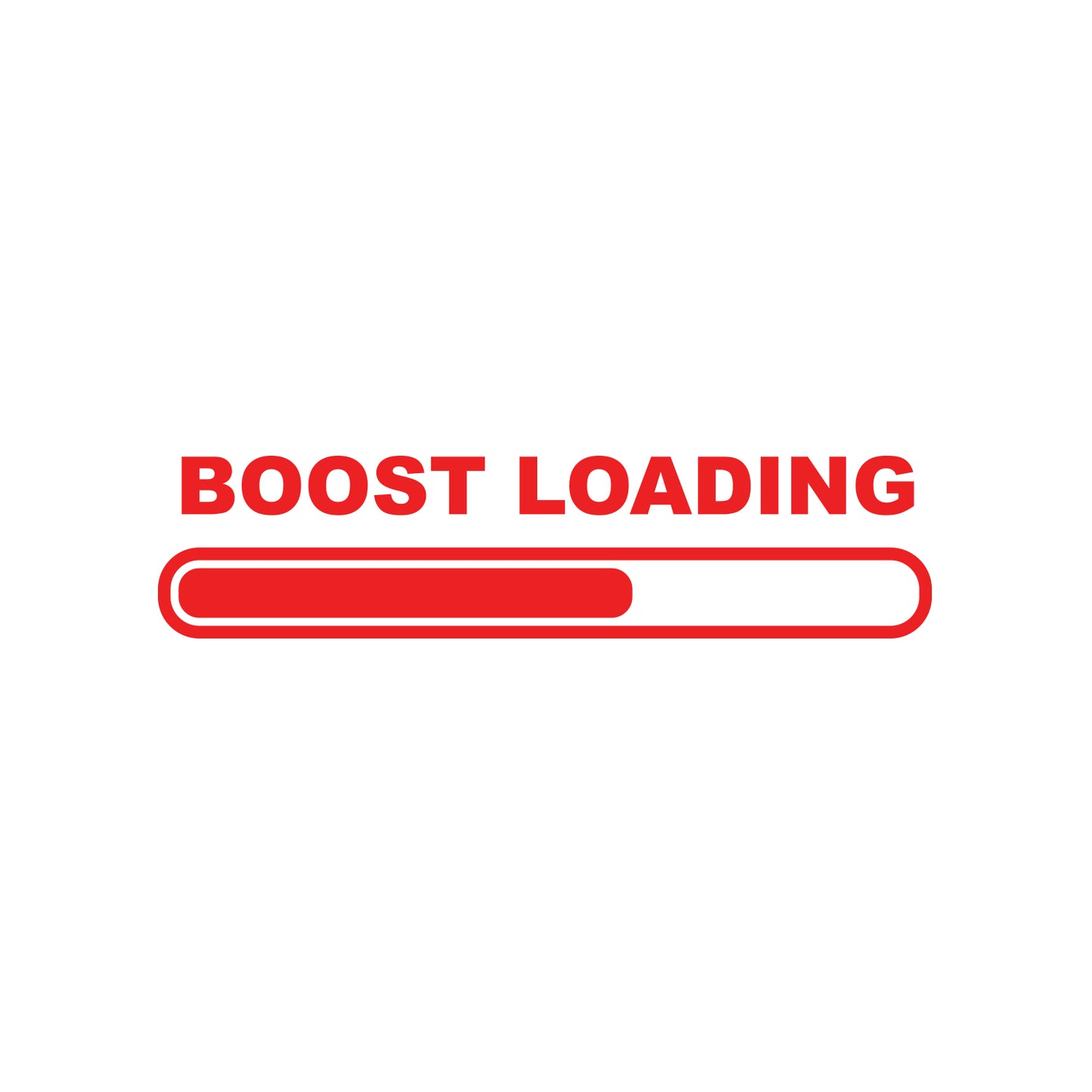 Boost Loading Sticker