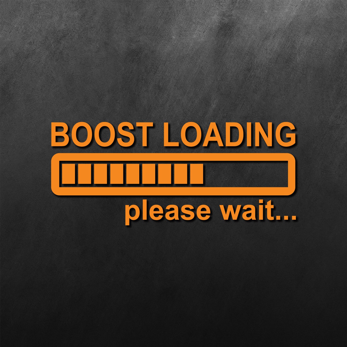 Please Wait Boost Loading Sticker