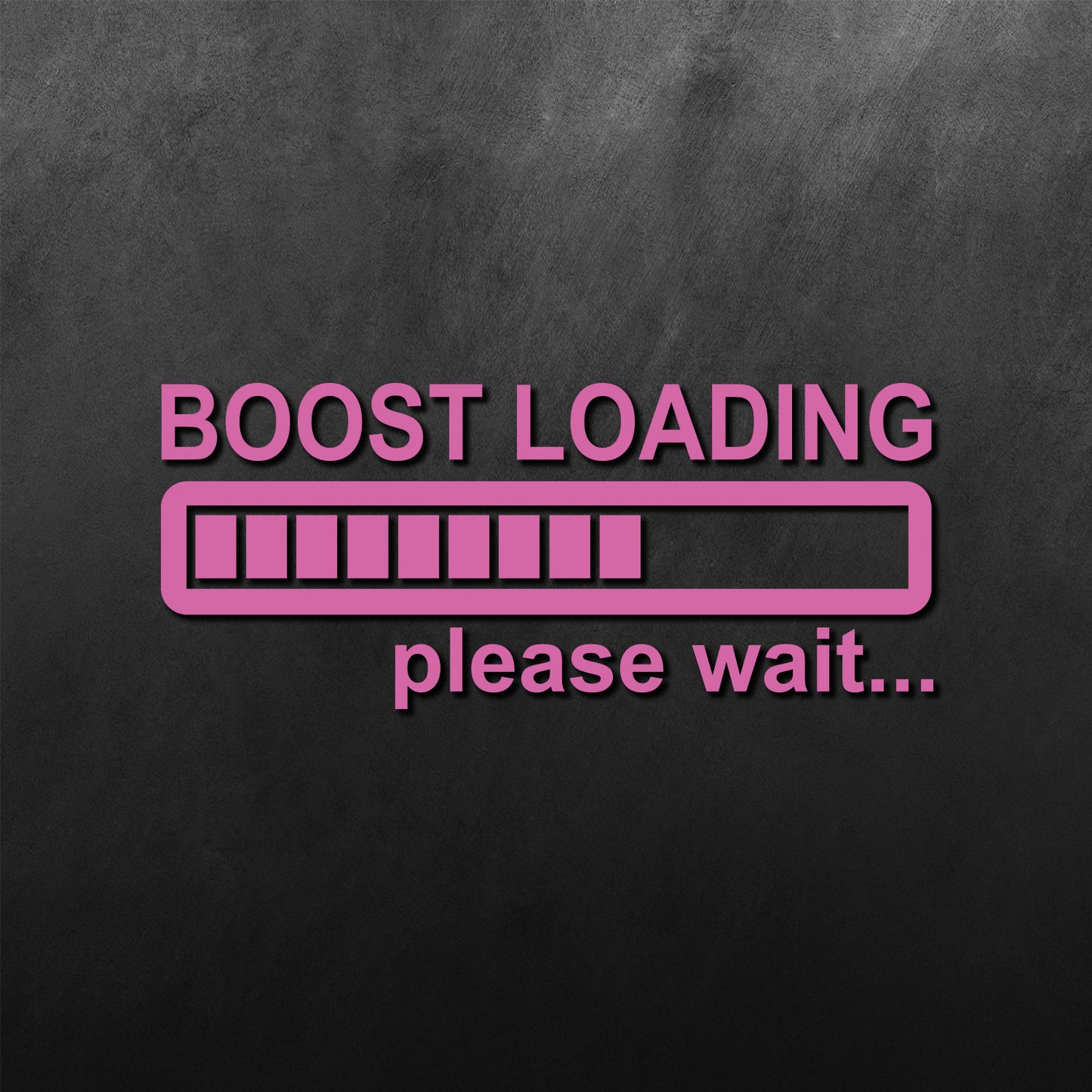 Please Wait Boost Loading Sticker