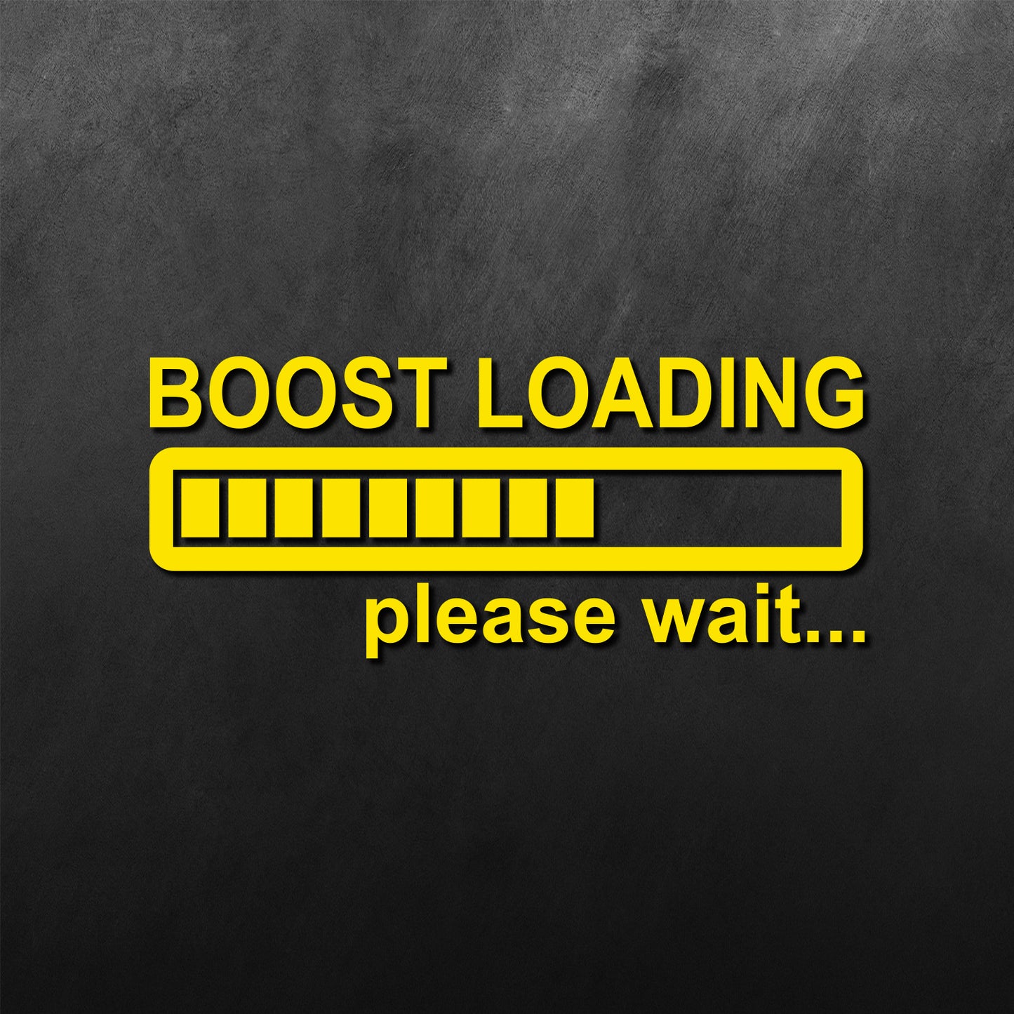 Please Wait Boost Loading Sticker