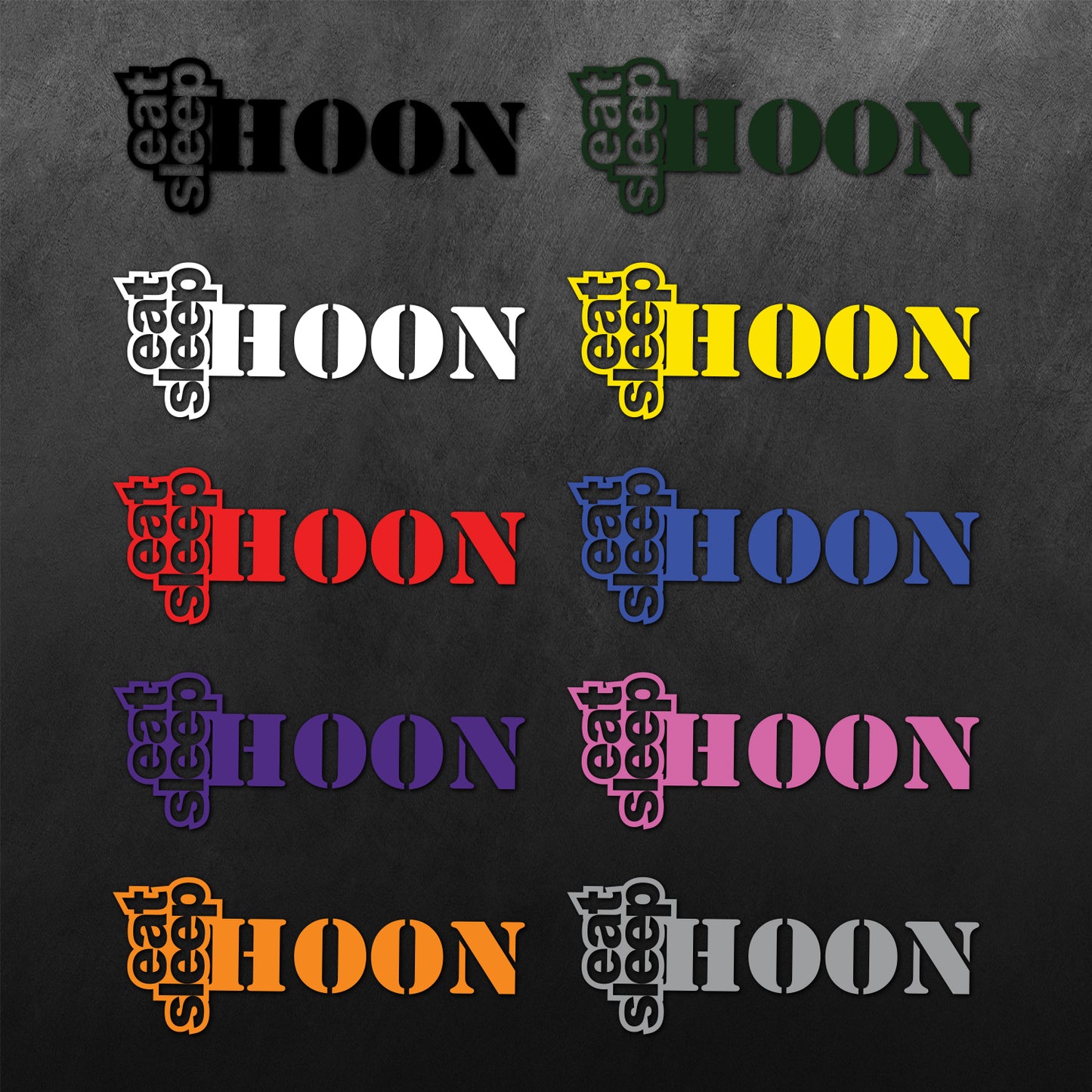 Eat Sleep Hoon Sticker