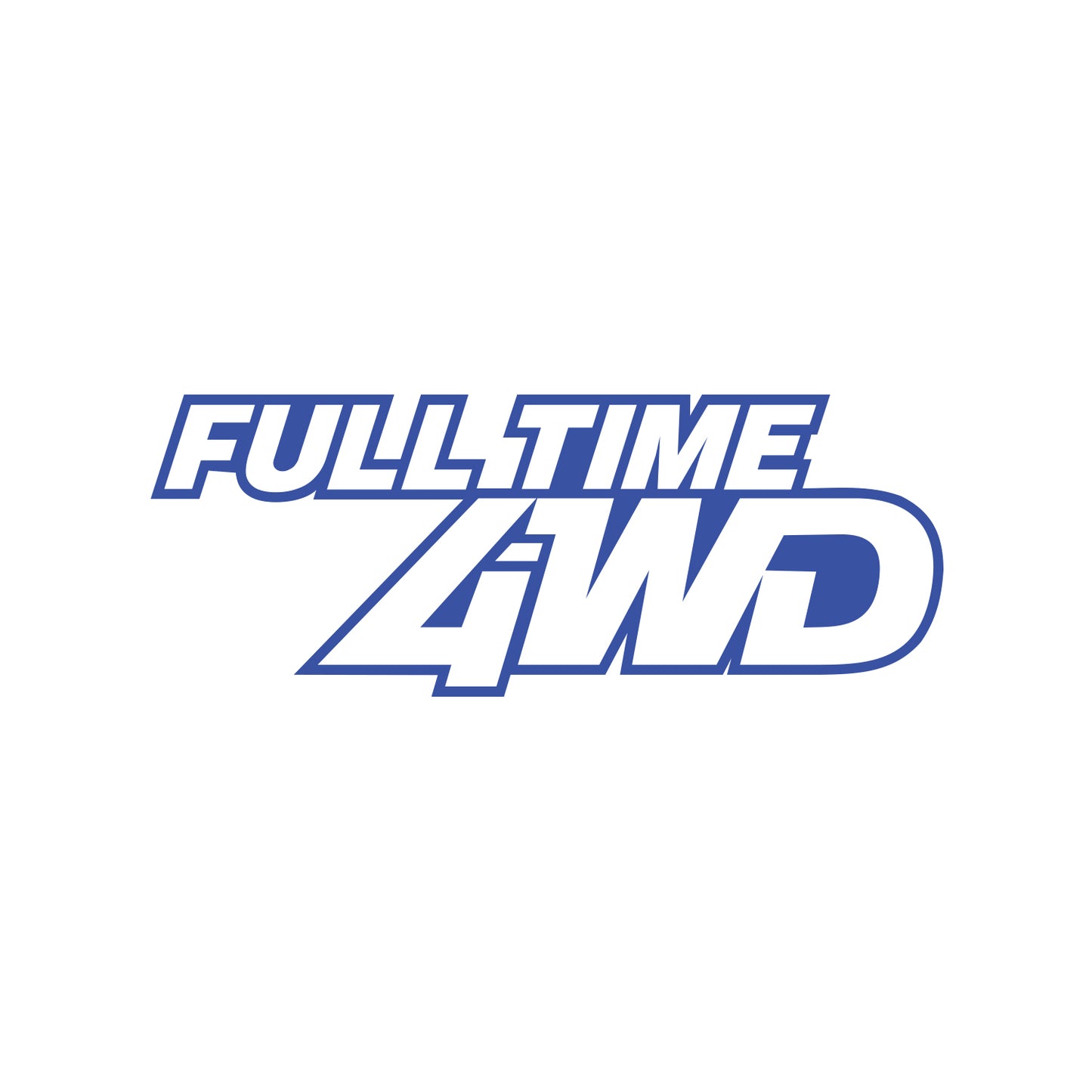 Full Time 4WD Sticker