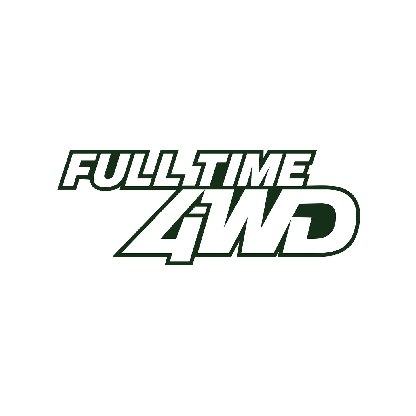 Full Time 4WD Sticker
