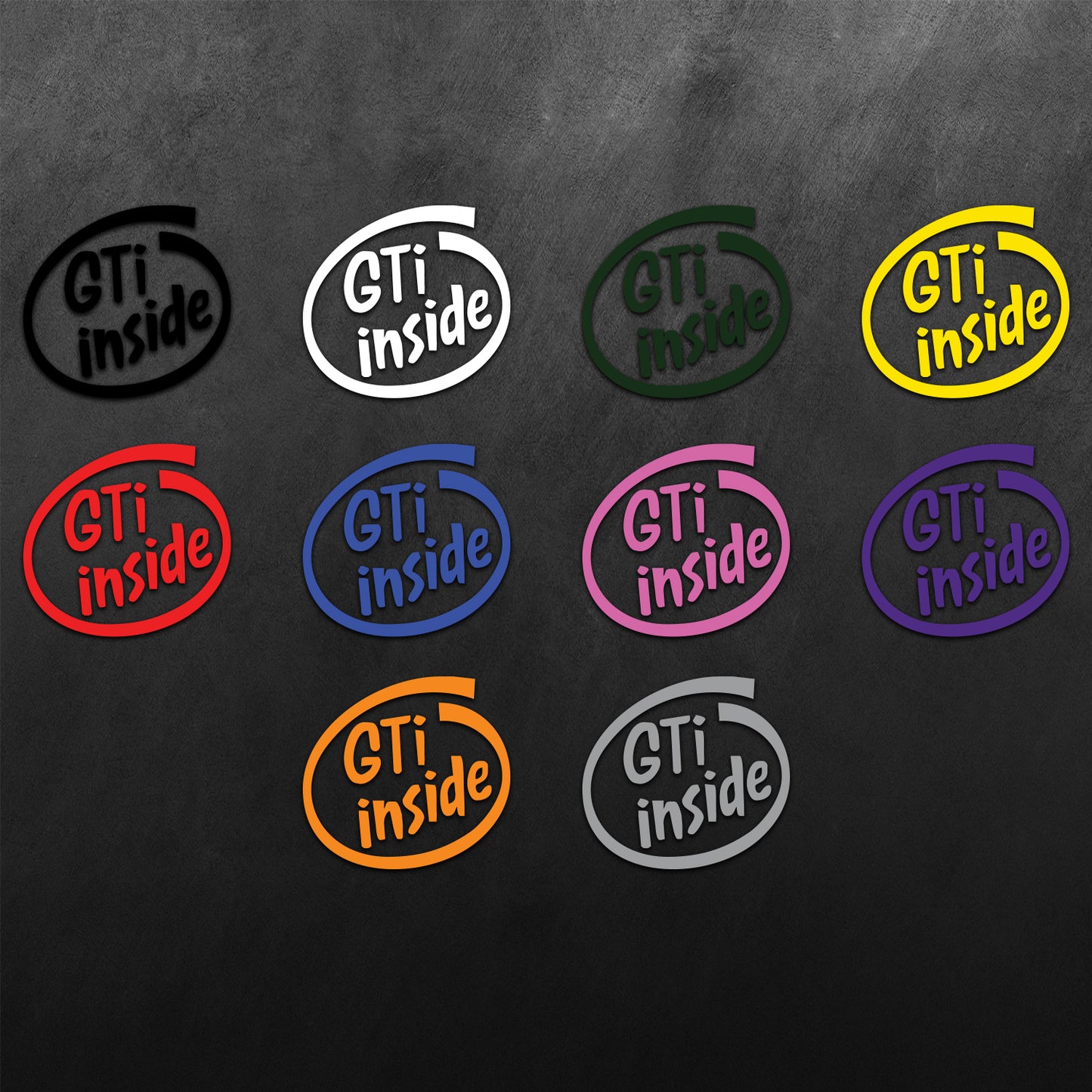 GTi Inside Sticker