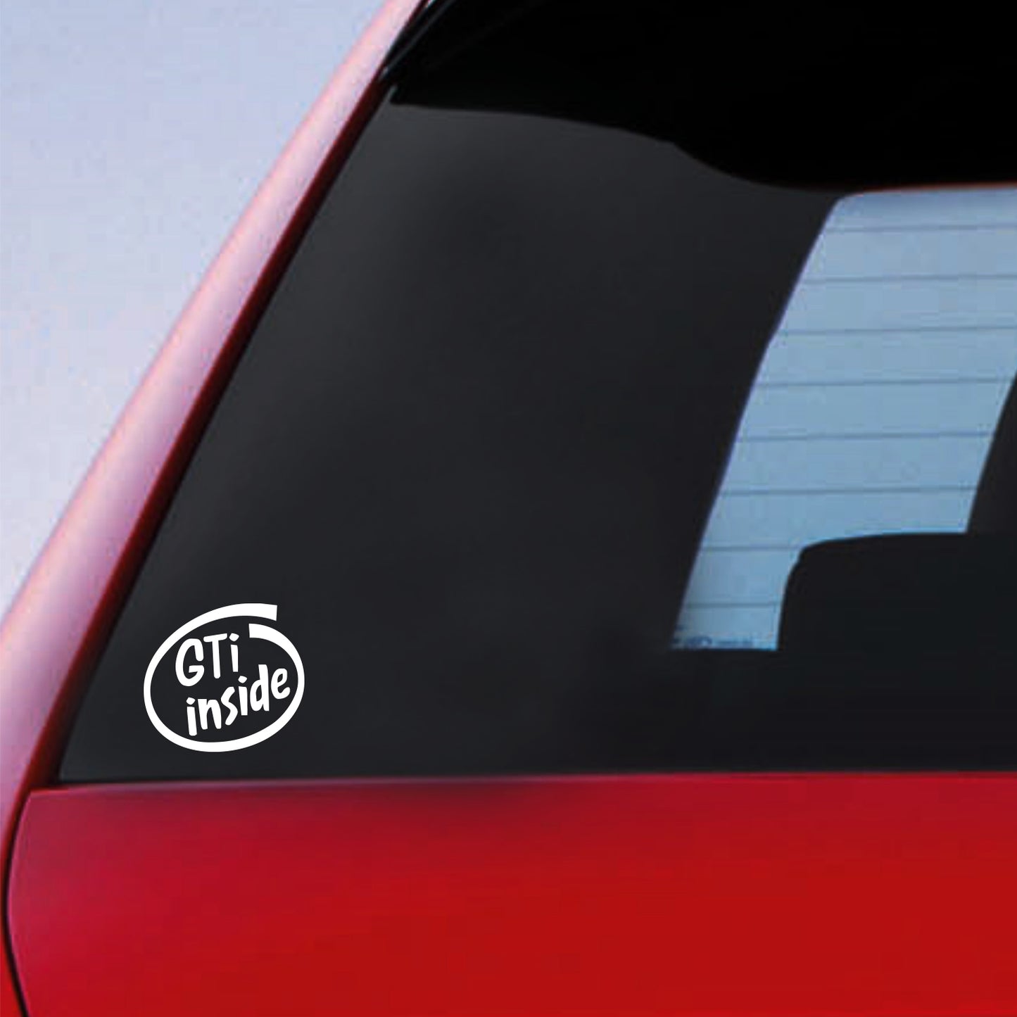 GTi Inside Sticker