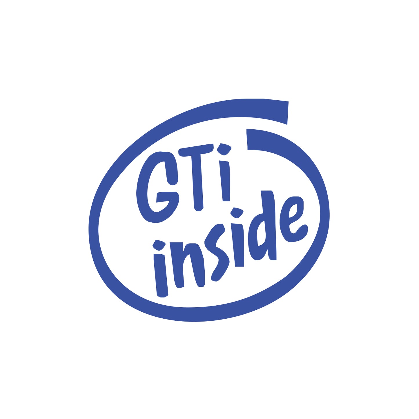 GTi Inside Sticker