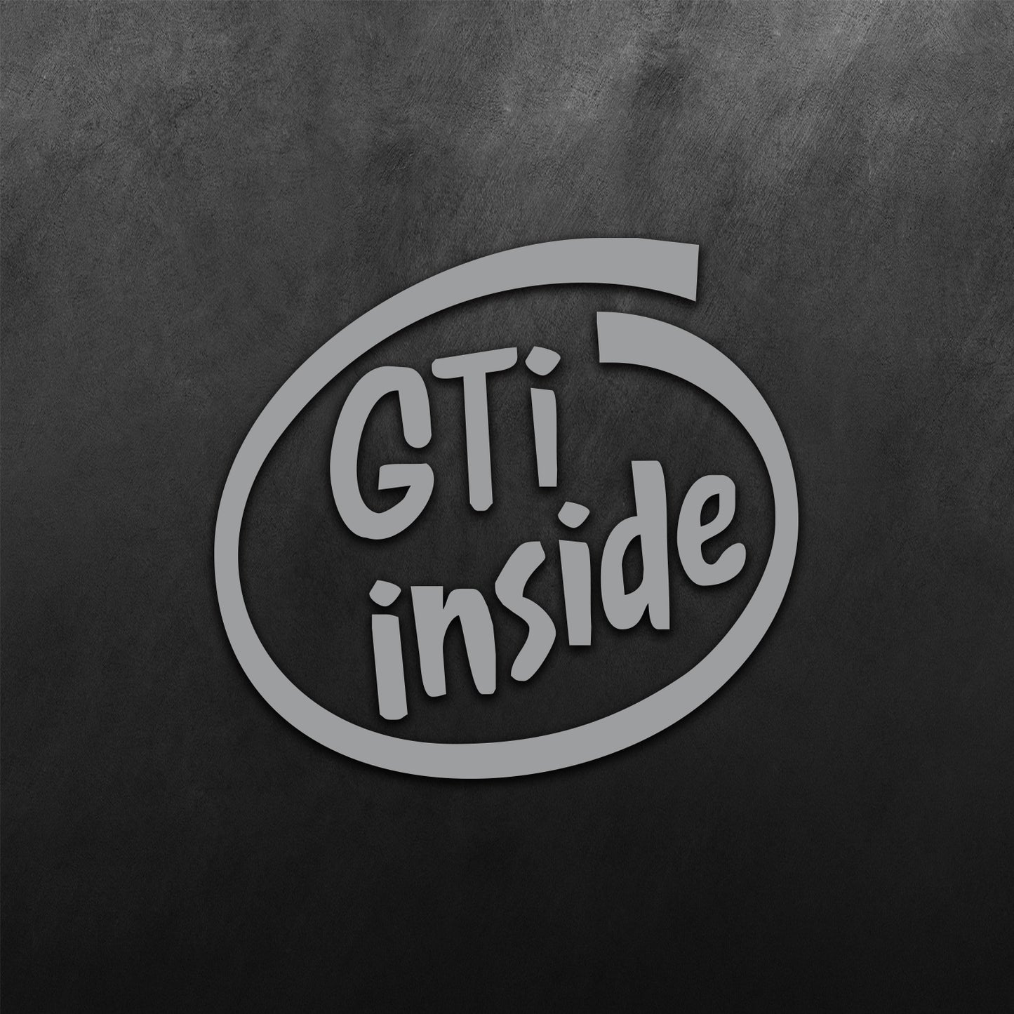 GTi Inside Sticker