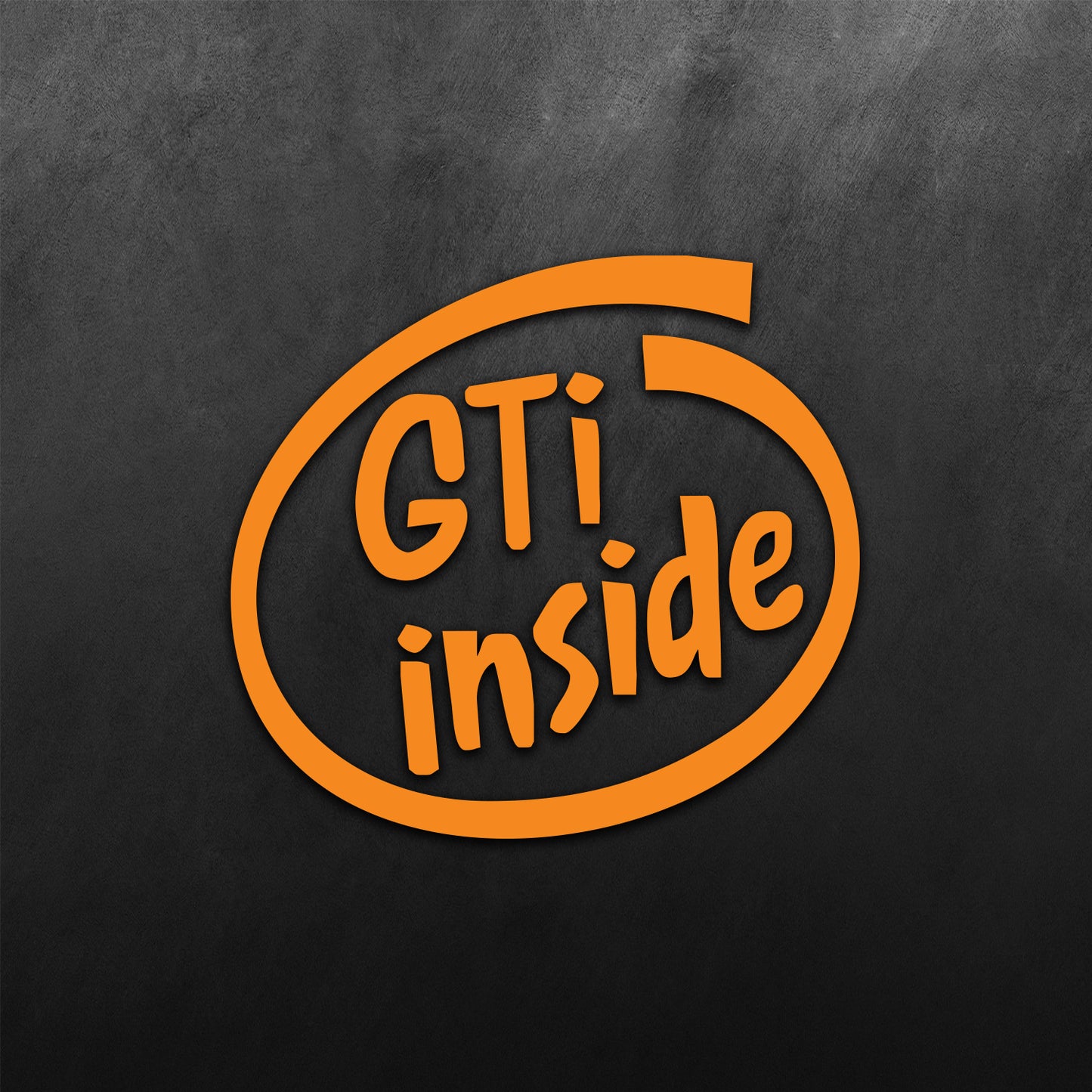 GTi Inside Sticker