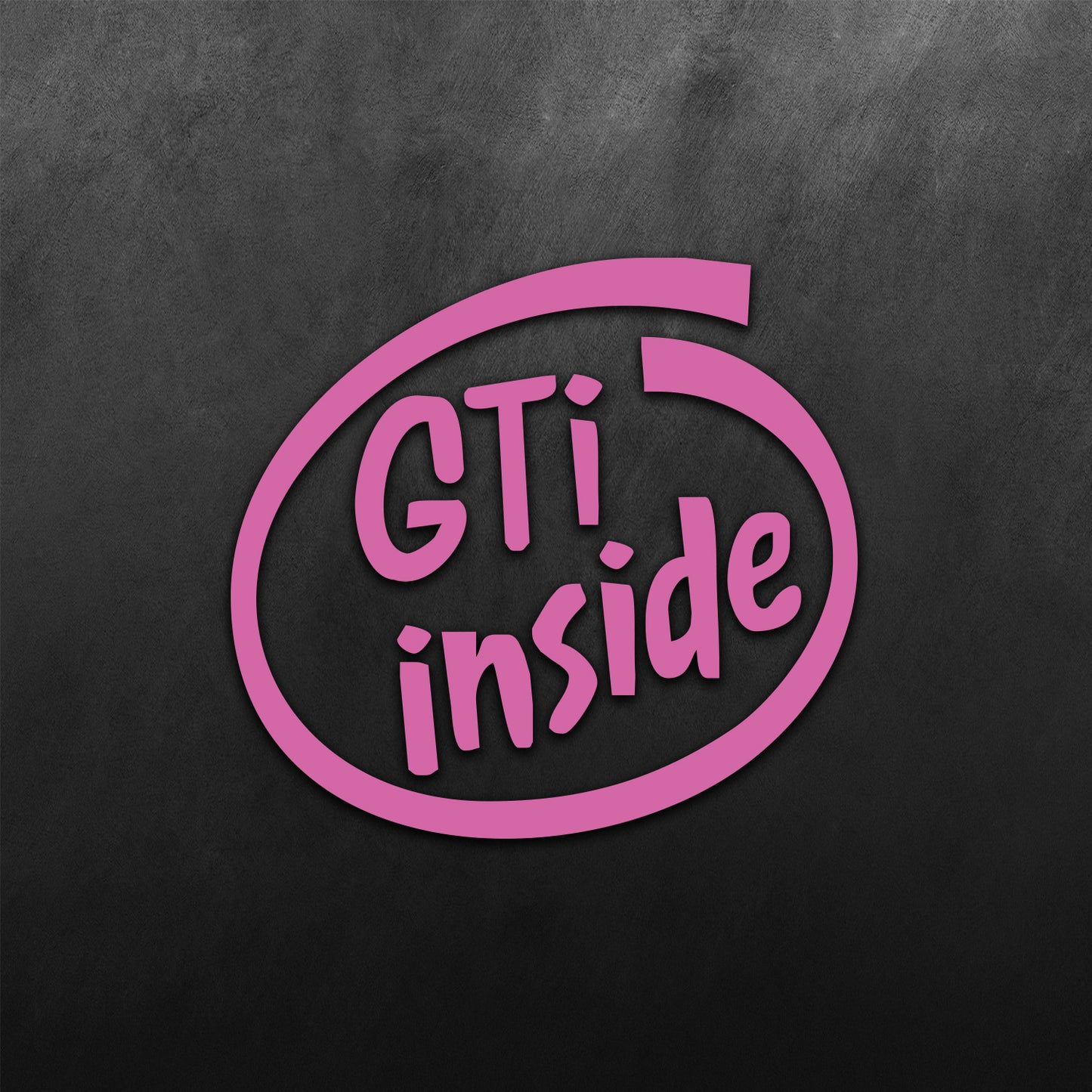 GTi Inside Sticker